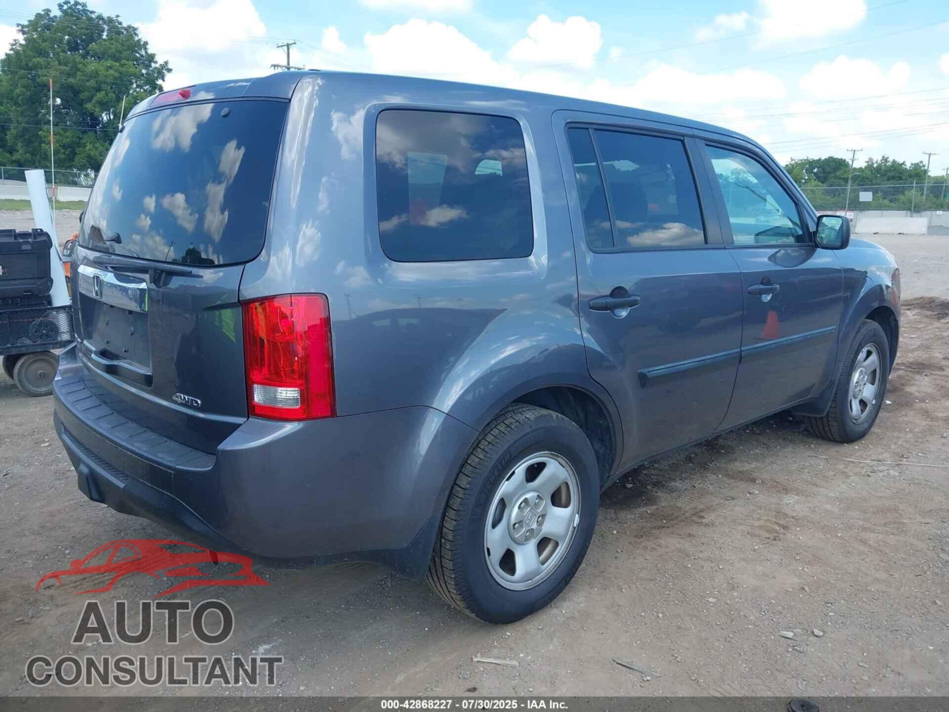 HONDA PILOT 2015 - 5FNYF4H22FB019190