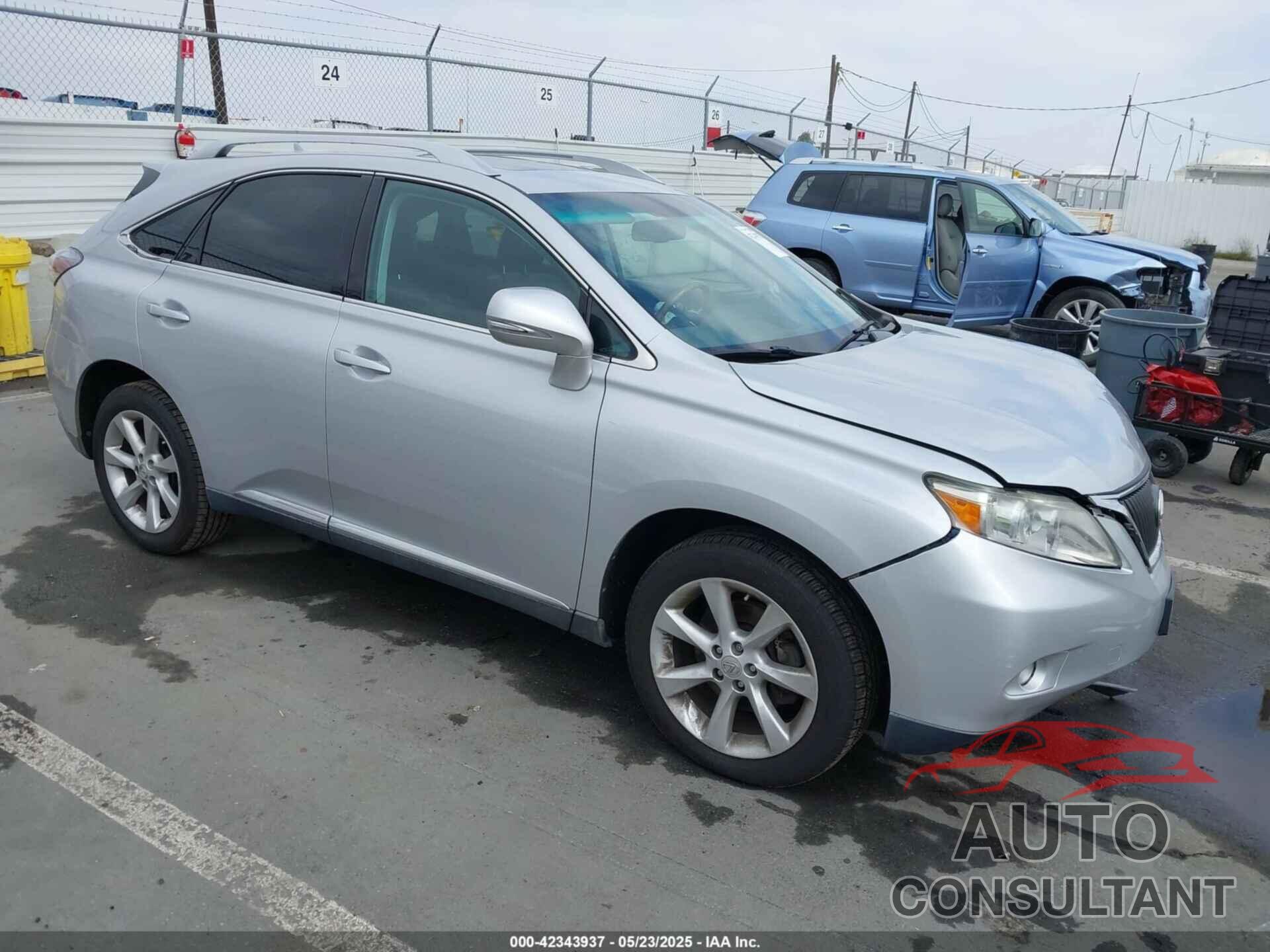 LEXUS RX 350 2010 - 2T2BK1BA9AC006039