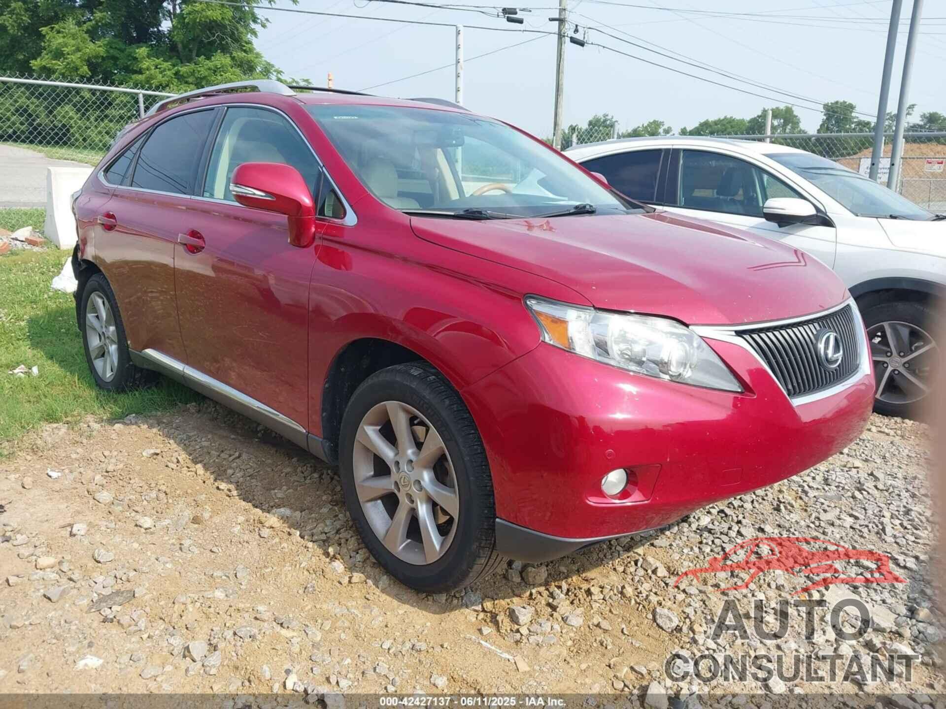 LEXUS RX 350 2011 - 2T2ZK1BAXBC051801
