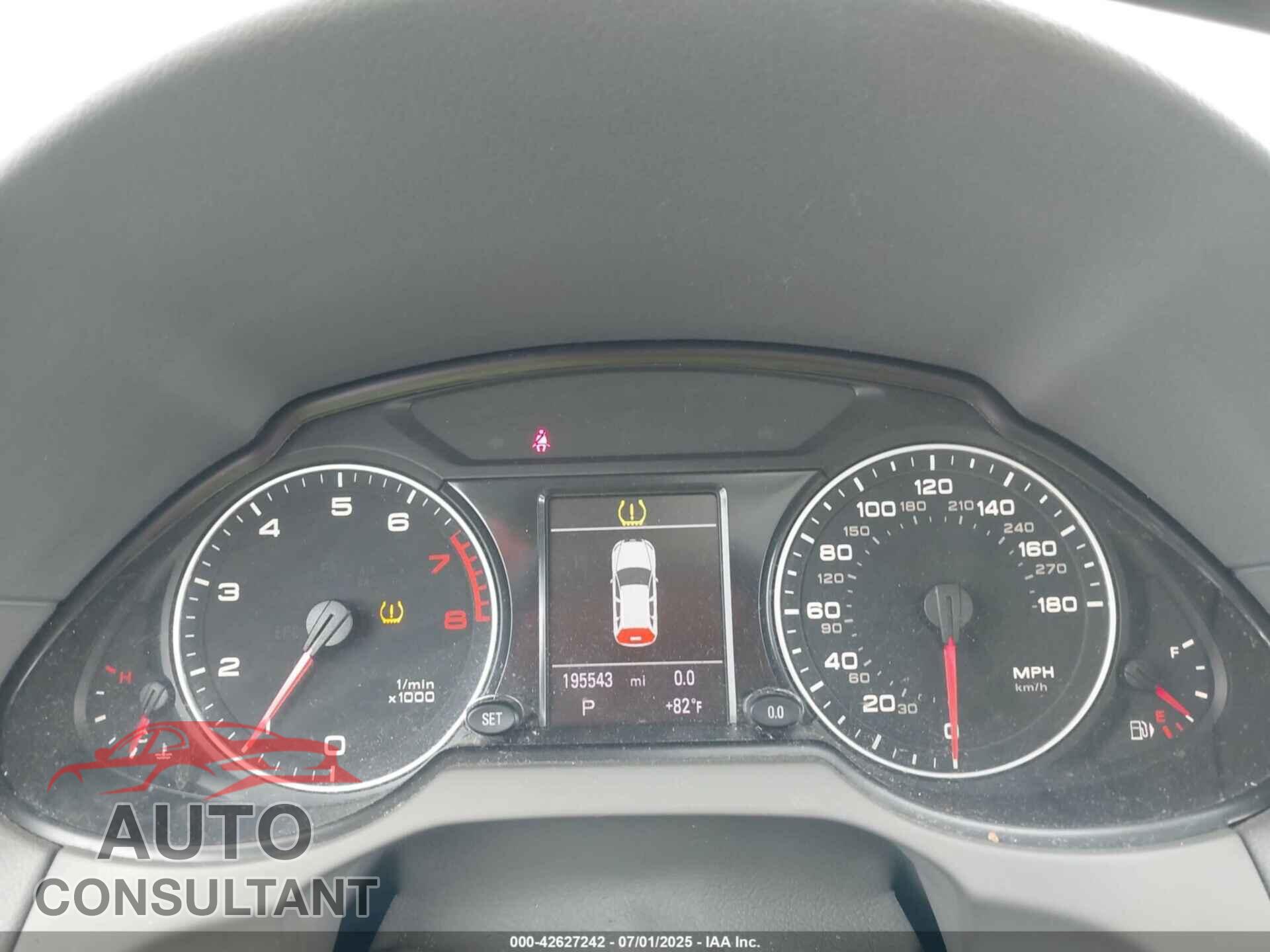AUDI Q5 2012 - WA1DKAFP3CA005434
