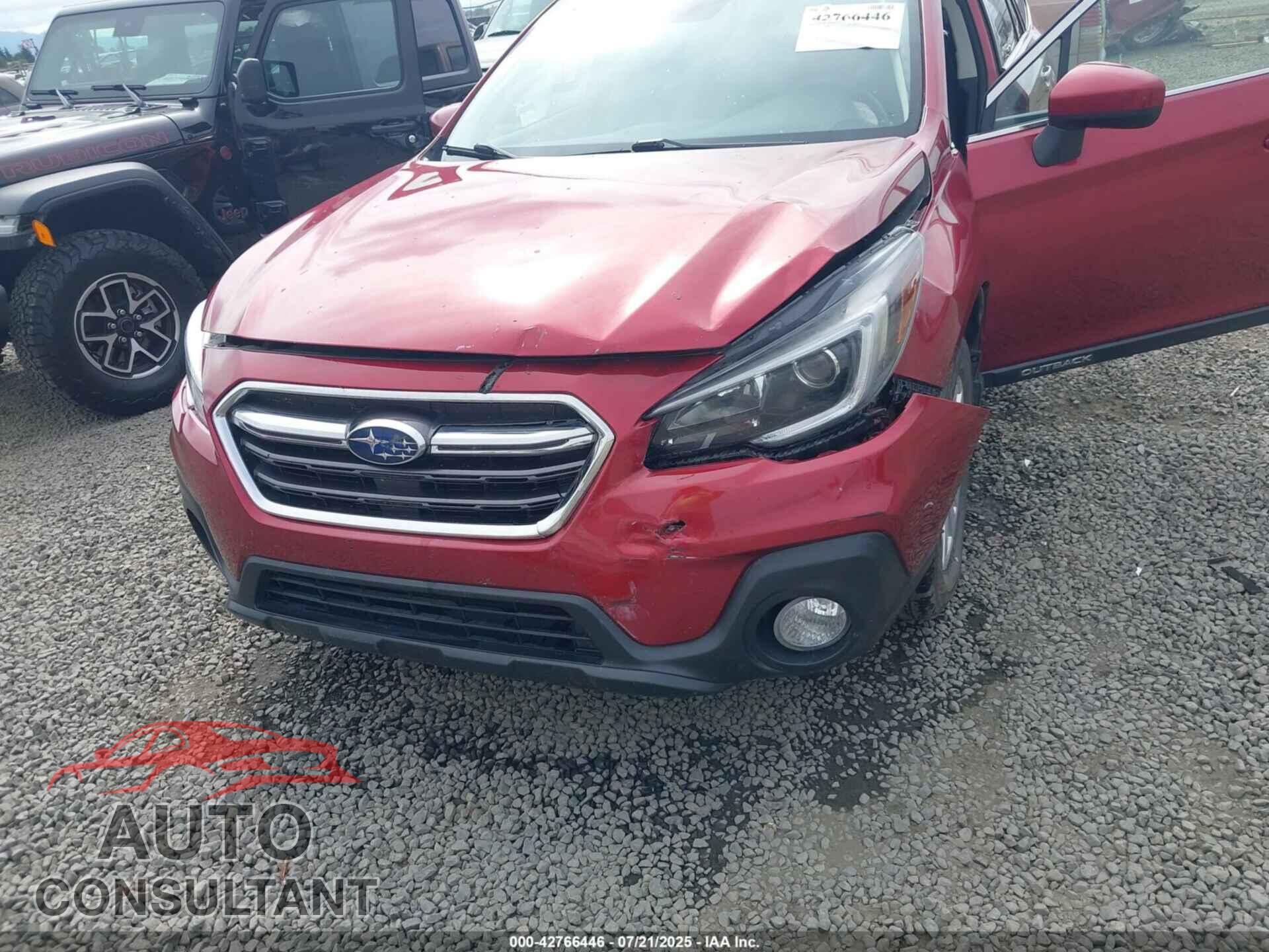 SUBARU OUTBACK 2019 - 4S4BSAFC4K3290542