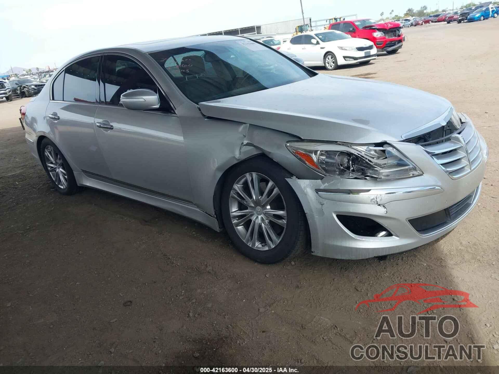 HYUNDAI GENESIS 2012 - KMHGC4DFXCU175943