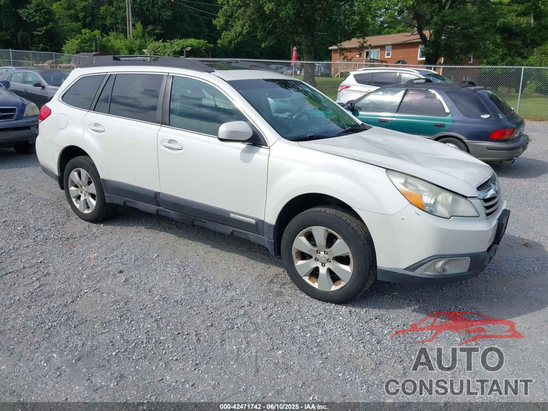 SUBARU OUTBACK 2012 - 4S4BRBGC3C3207782