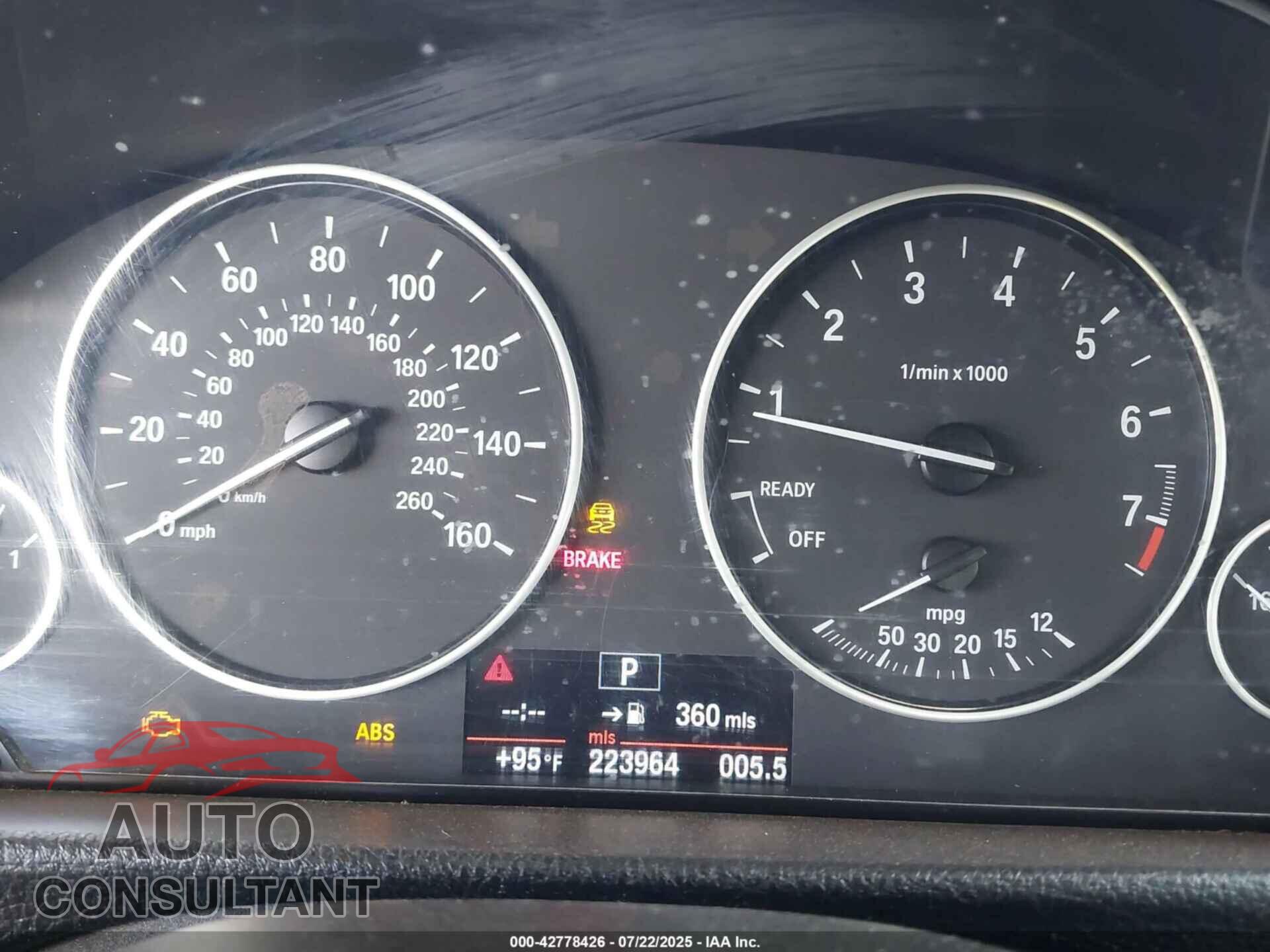 BMW 328I 2012 - WBA3C1C52CA697054