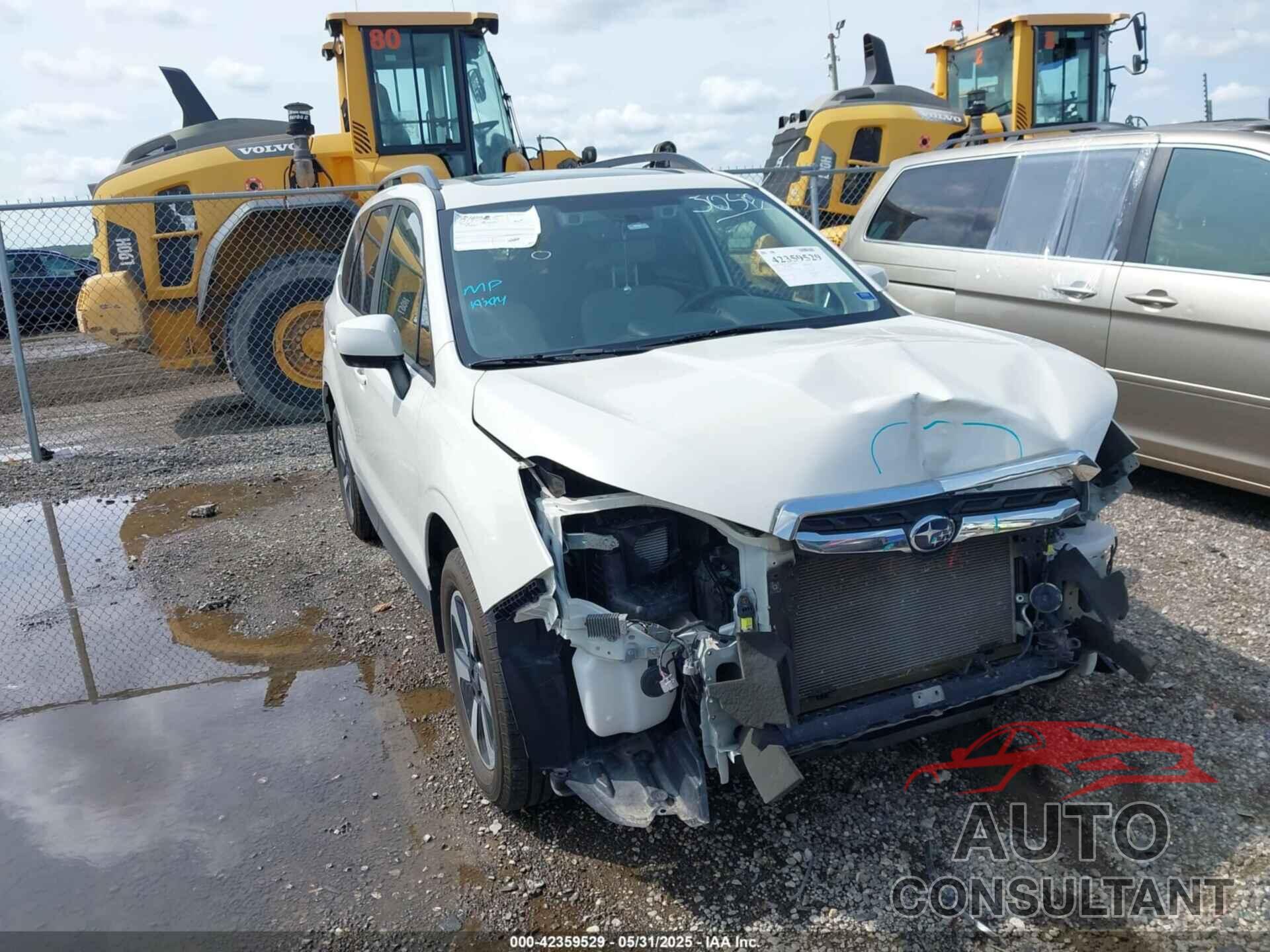 SUBARU FORESTER 2018 - JF2SJAGC1JH474409