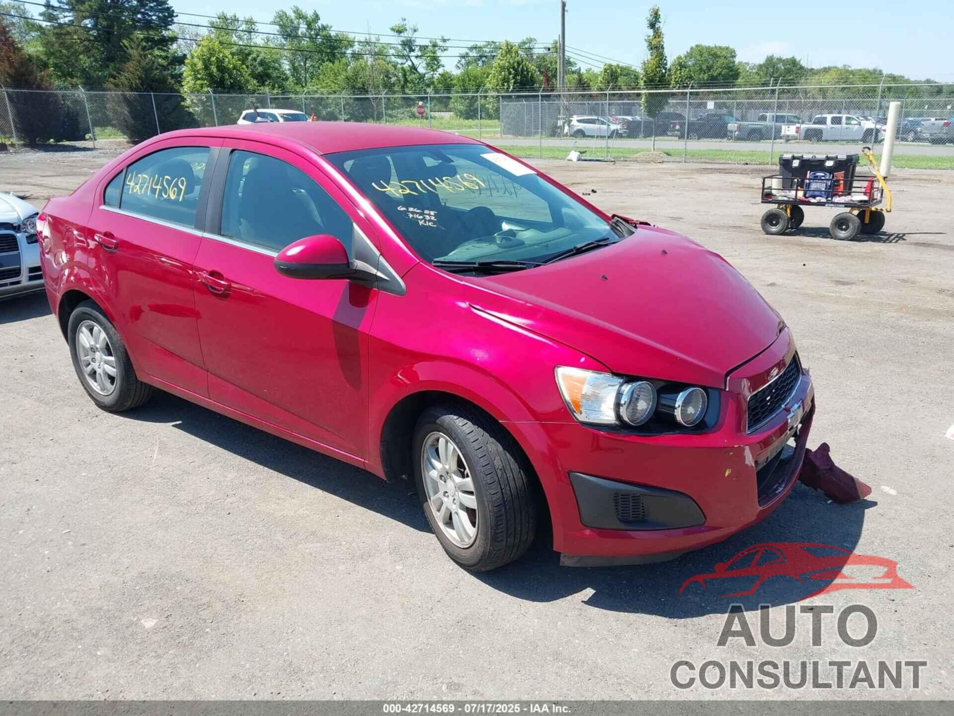 CHEVROLET SONIC 2014 - 1G1JC5SH0E4146418