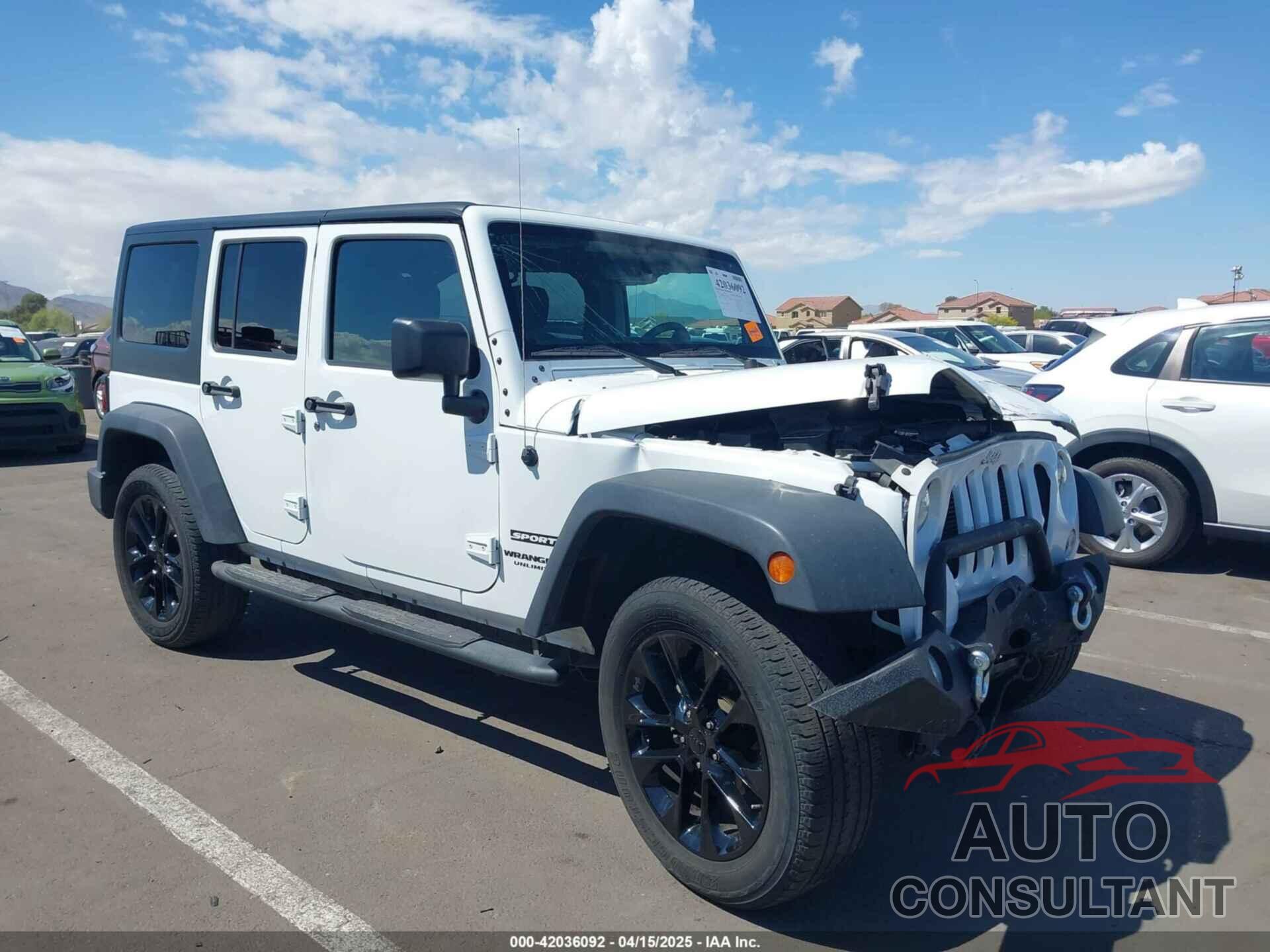 JEEP WRANGLER UNLIMITED 2017 - 1C4BJWDG6HL711082