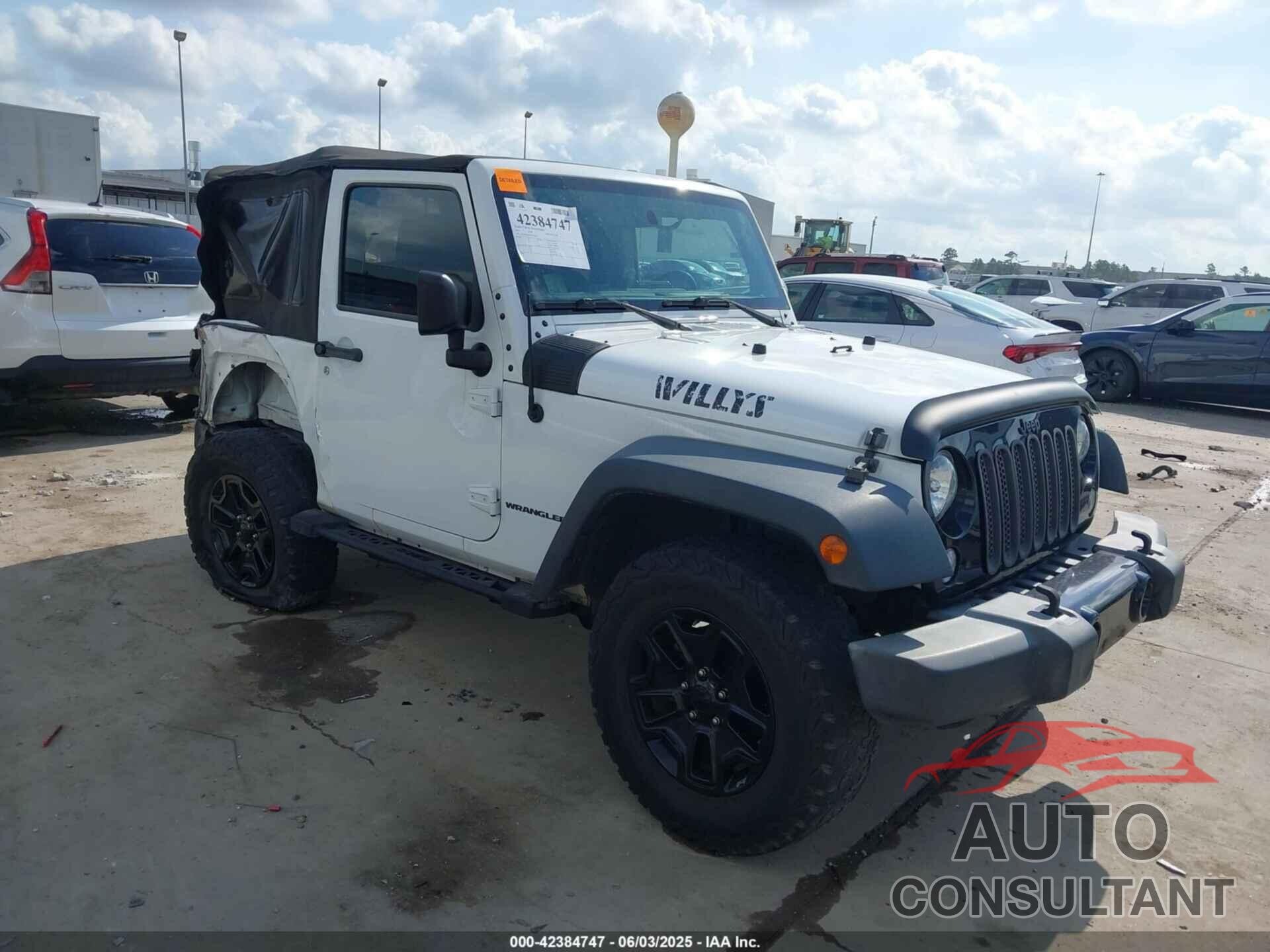 JEEP WRANGLER 2015 - 1C4AJWAG0FL562536