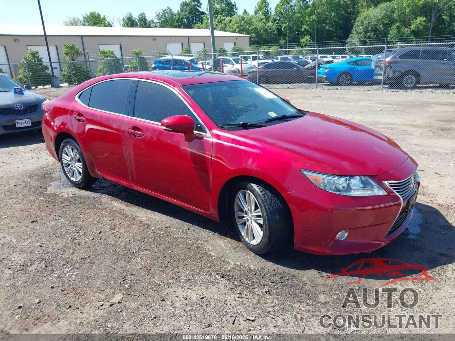 LEXUS ES 350 2013 - JTHBK1GG1D2011710