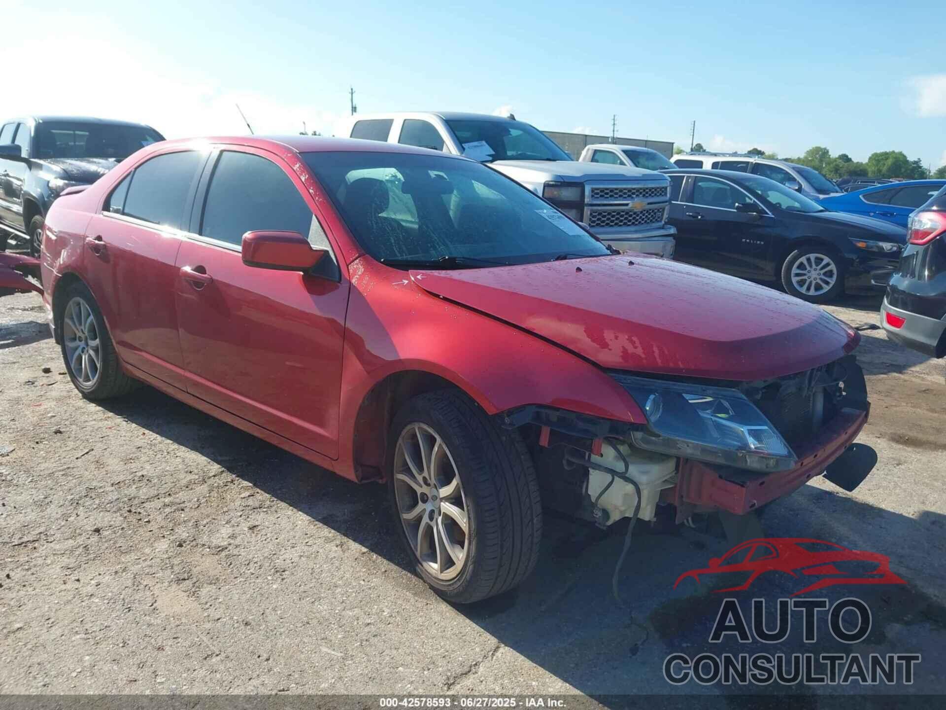 FORD FUSION 2011 - 3FAHP0HG3BR196427