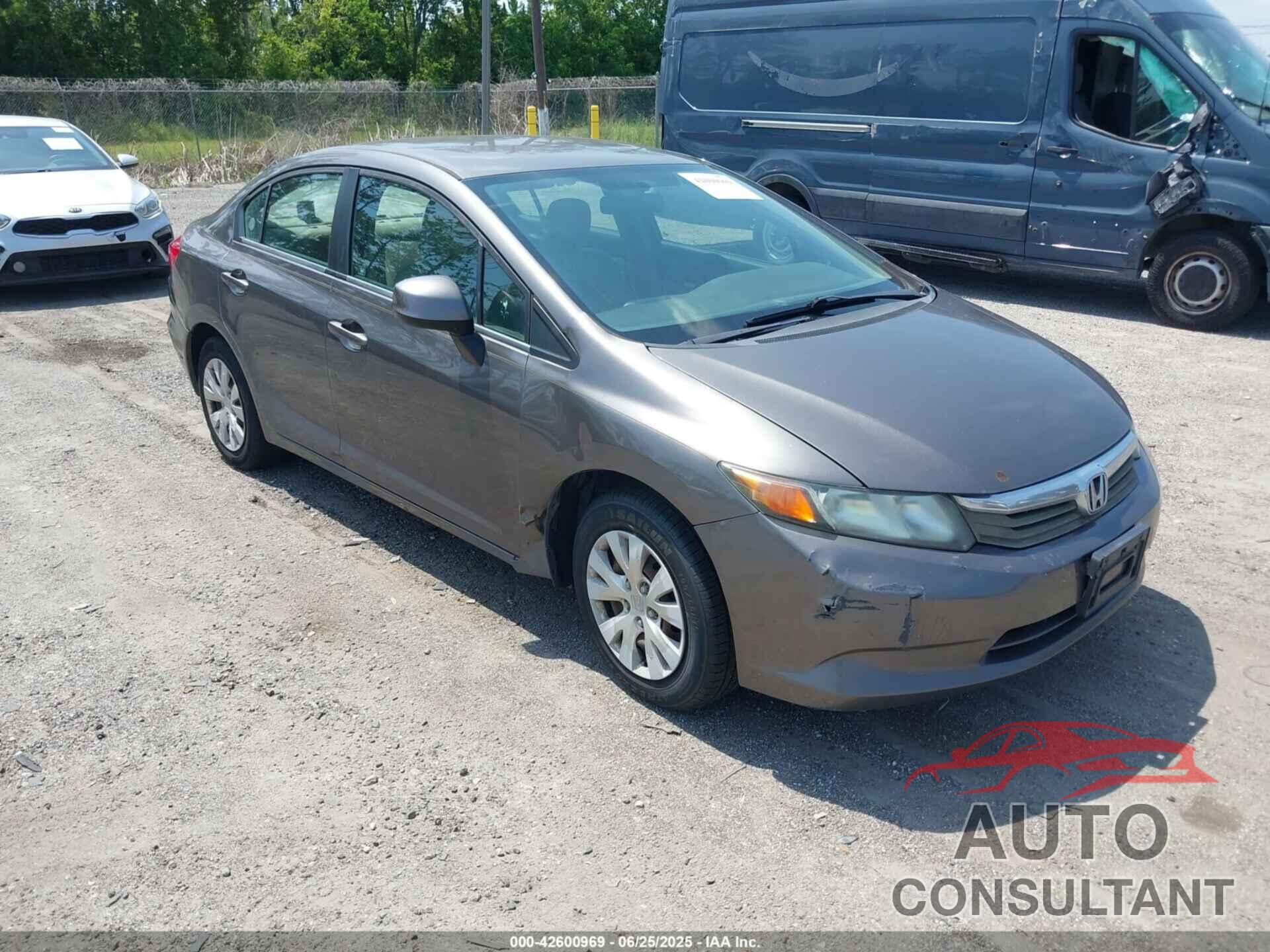 HONDA CIVIC 2012 - 19XFB2F51CE392629