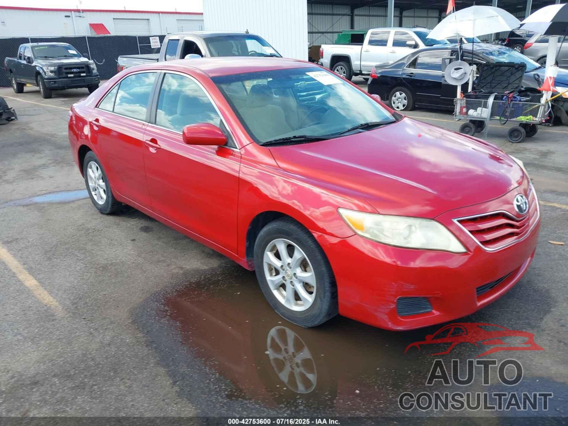 TOYOTA CAMRY 2010 - JTNBF3EK7A3002147