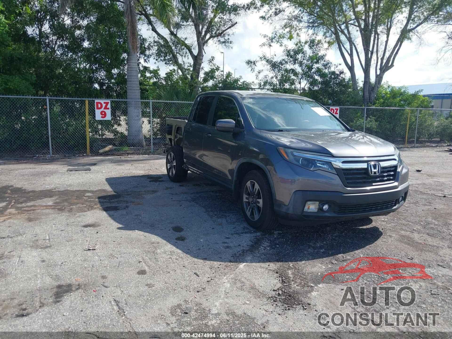 HONDA RIDGELINE 2019 - 5FPYK2F51KB002539