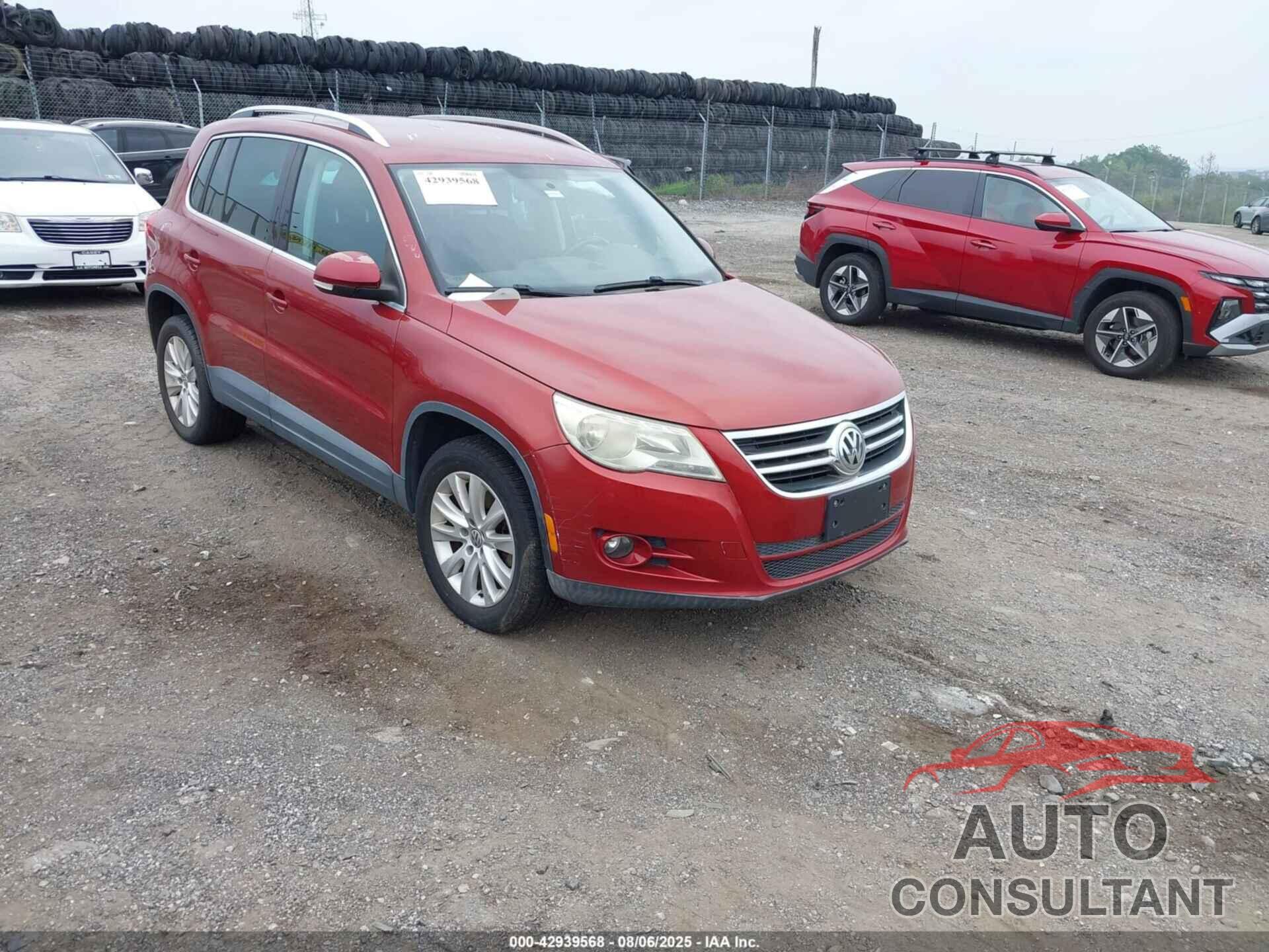 VOLKSWAGEN TIGUAN 2009 - WVGAV75N99W524269
