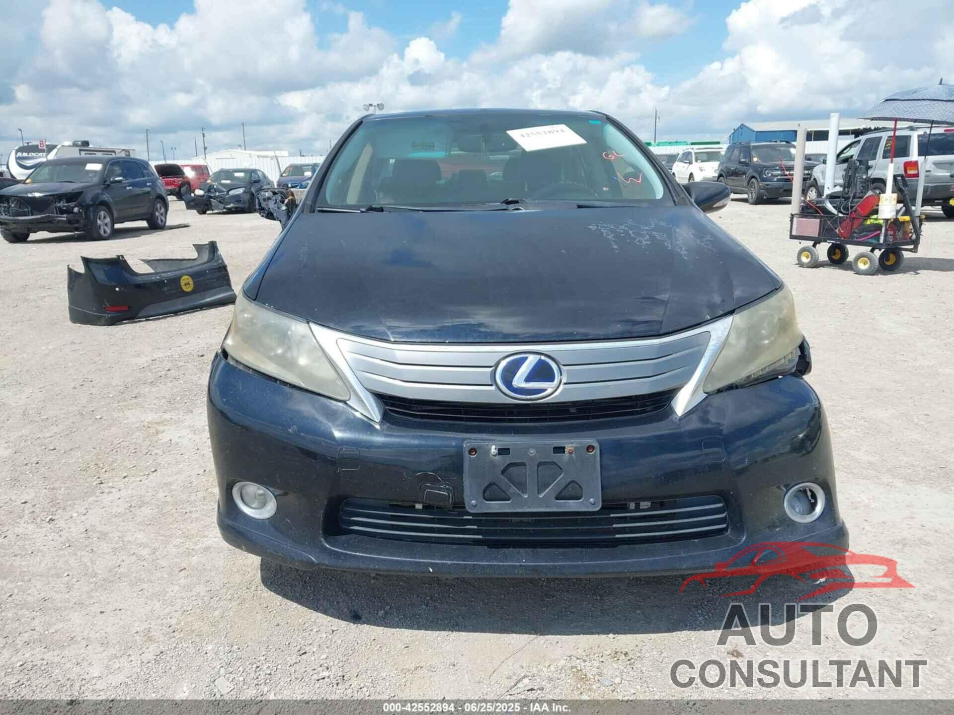 LEXUS HS 250H 2010 - JTHBB1BA9A2005782