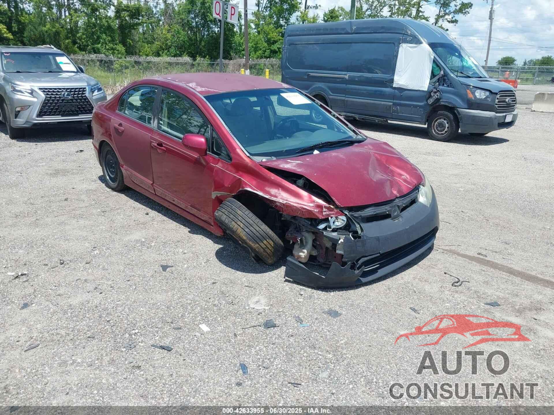 HONDA CIVIC 2011 - 2HGFA1F56BH545202