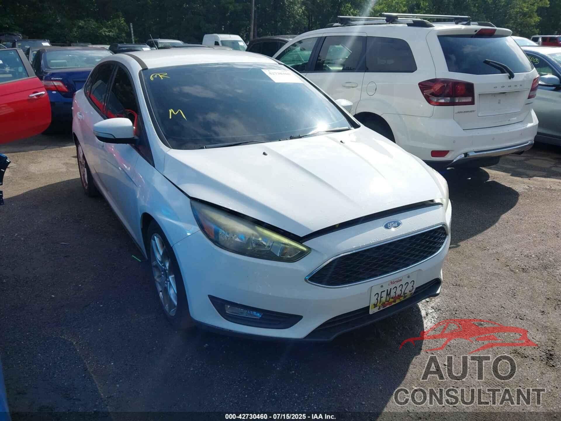 FORD FOCUS 2015 - 1FADP3F26FL354819