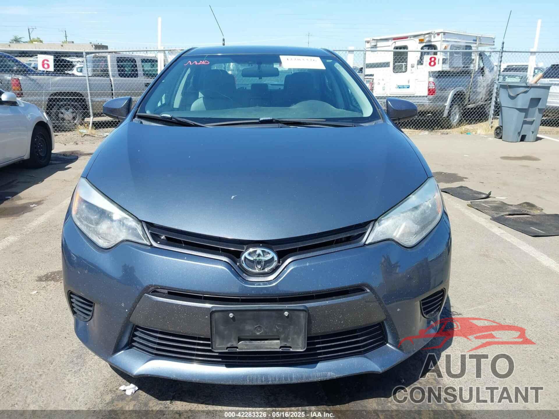 TOYOTA COROLLA 2016 - 5YFBURHE9GP389948