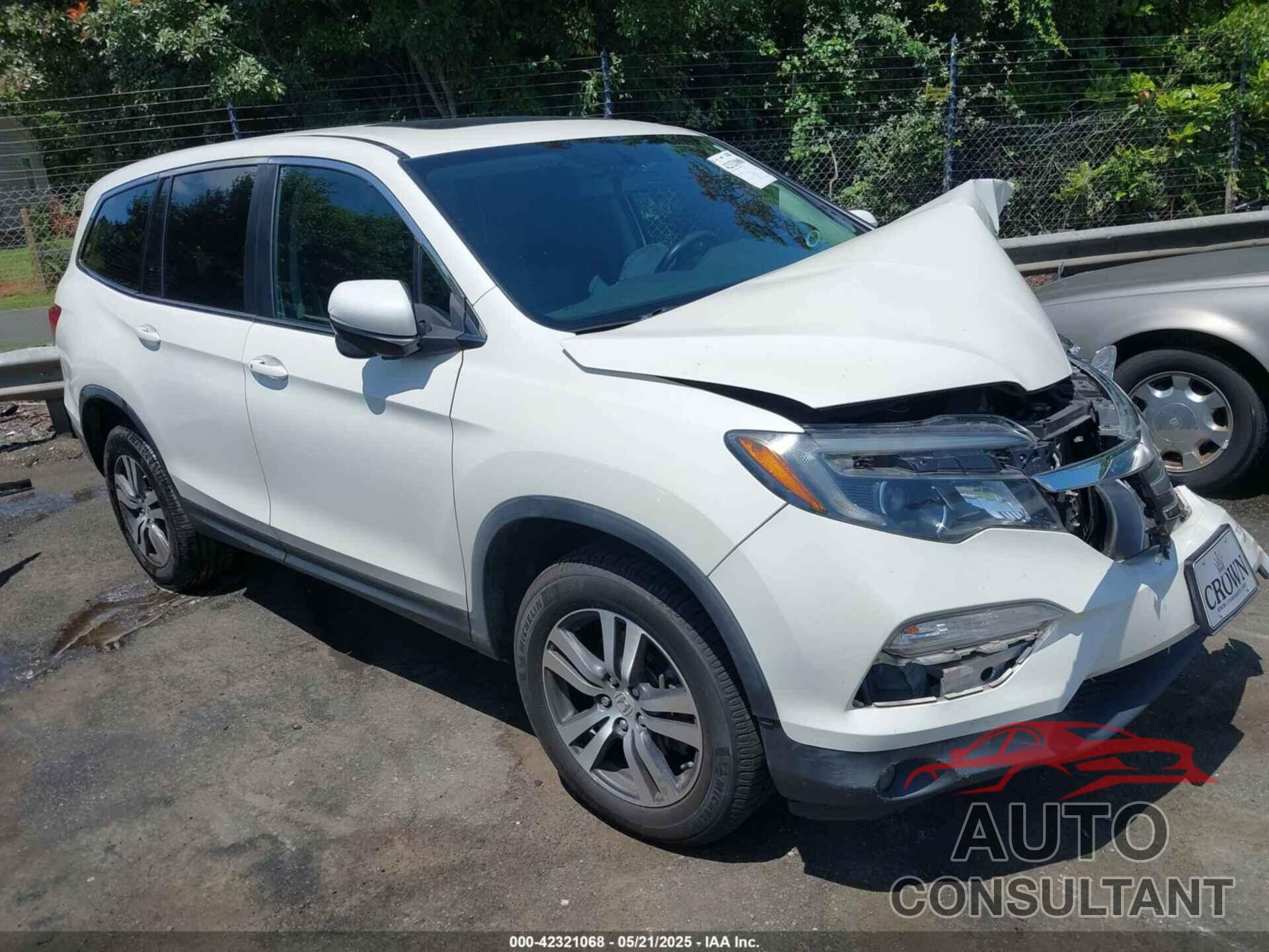 HONDA PILOT 2017 - 5FNYF6H59HB081887