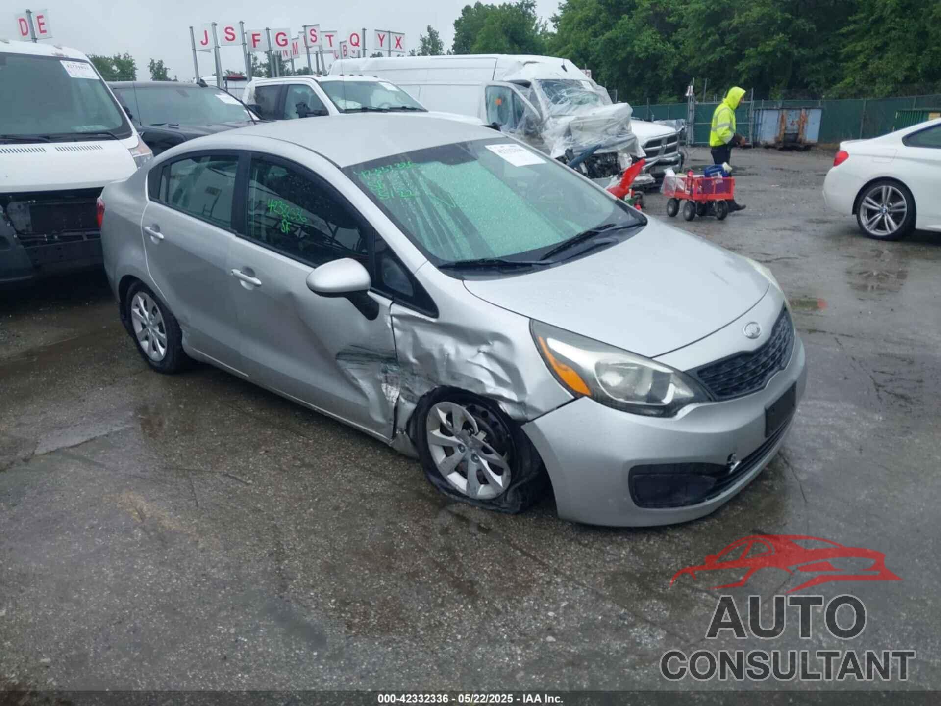 KIA RIO 2012 - KNADM4A35C6077175