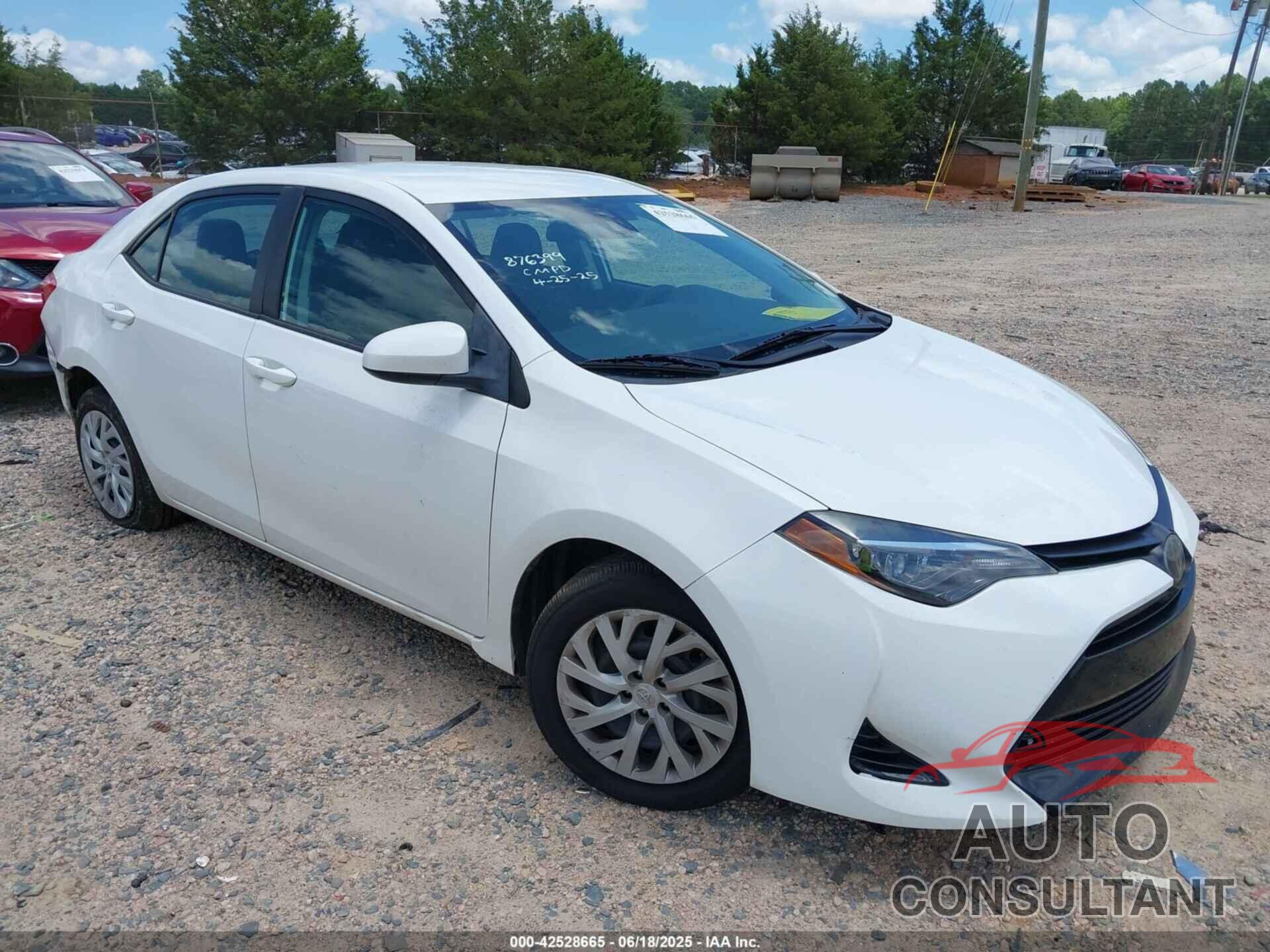 TOYOTA COROLLA 2019 - 5YFBURHE4KP876399