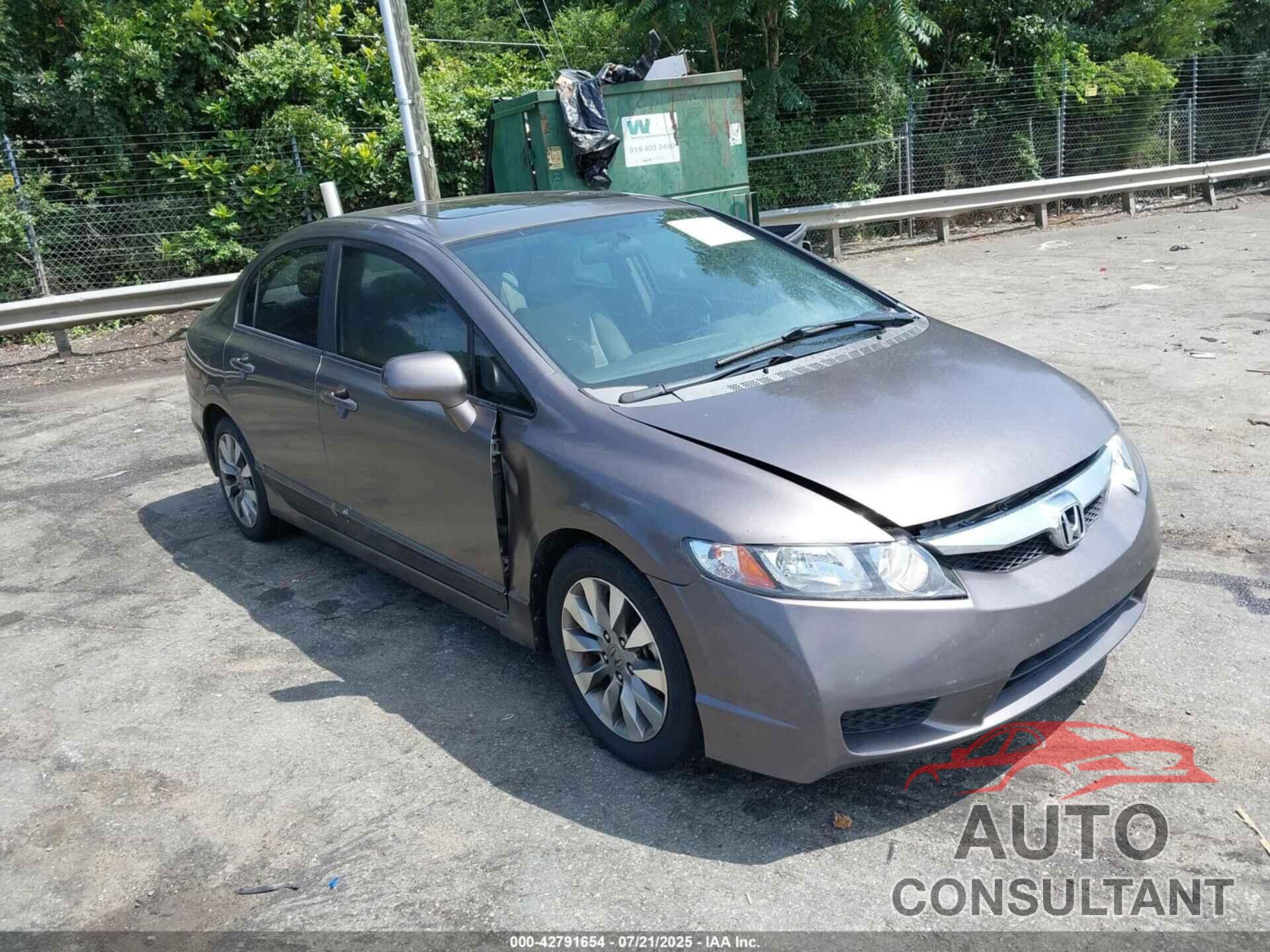 HONDA CIVIC 2009 - 1HGFA168X9L013068