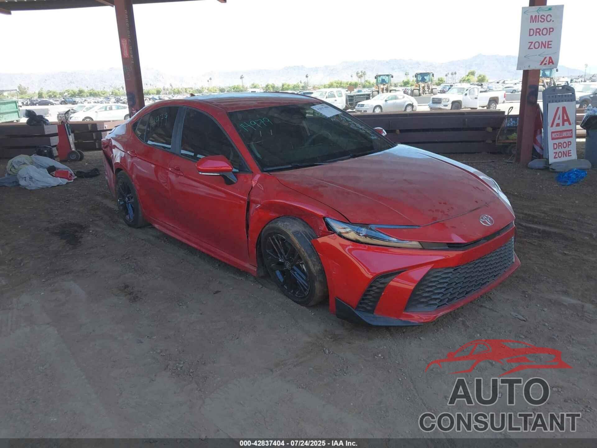 TOYOTA CAMRY 2025 - 4T1DAACK1SU007242