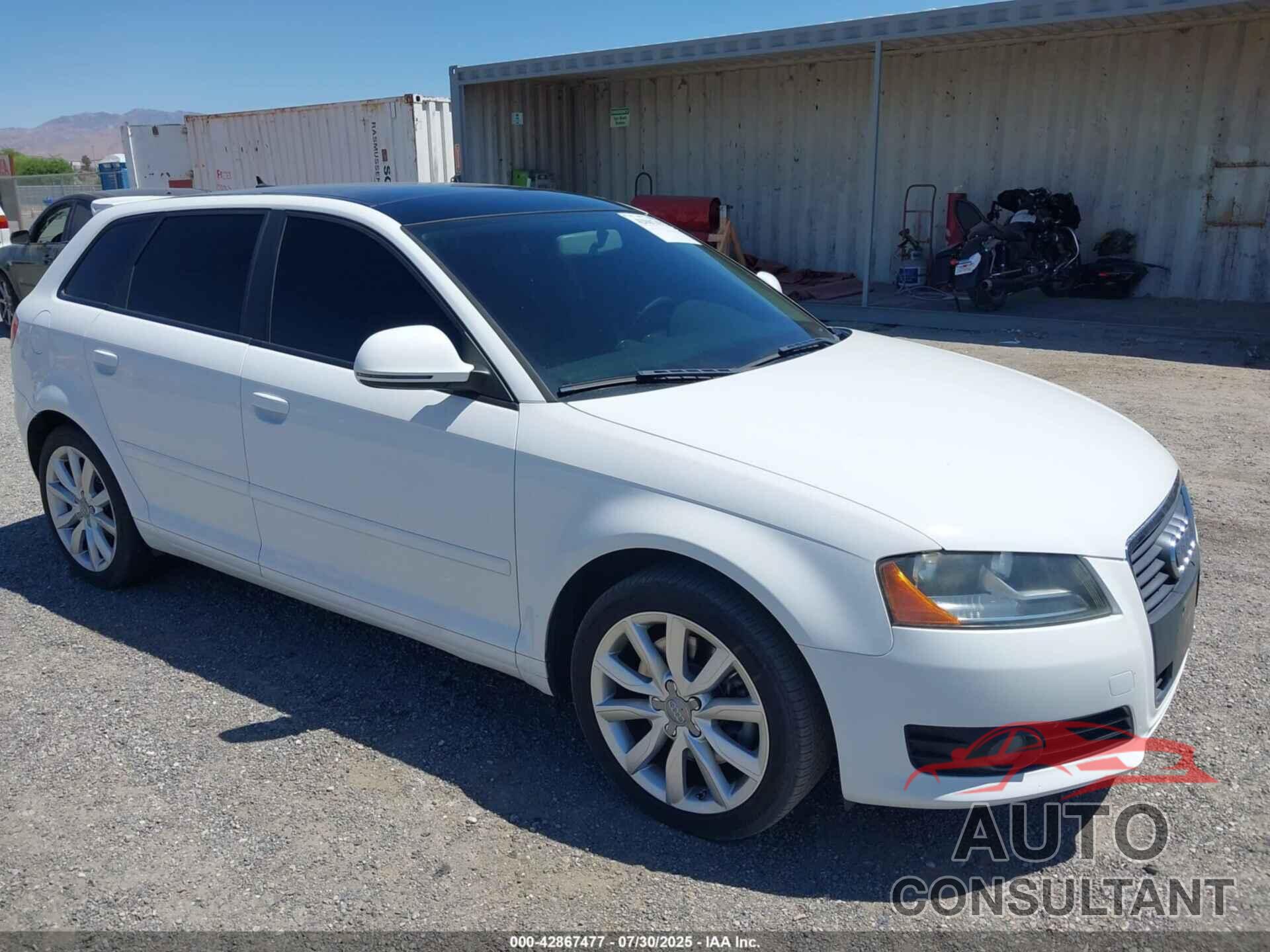 AUDI A3 2009 - WAUHE78P99A063374
