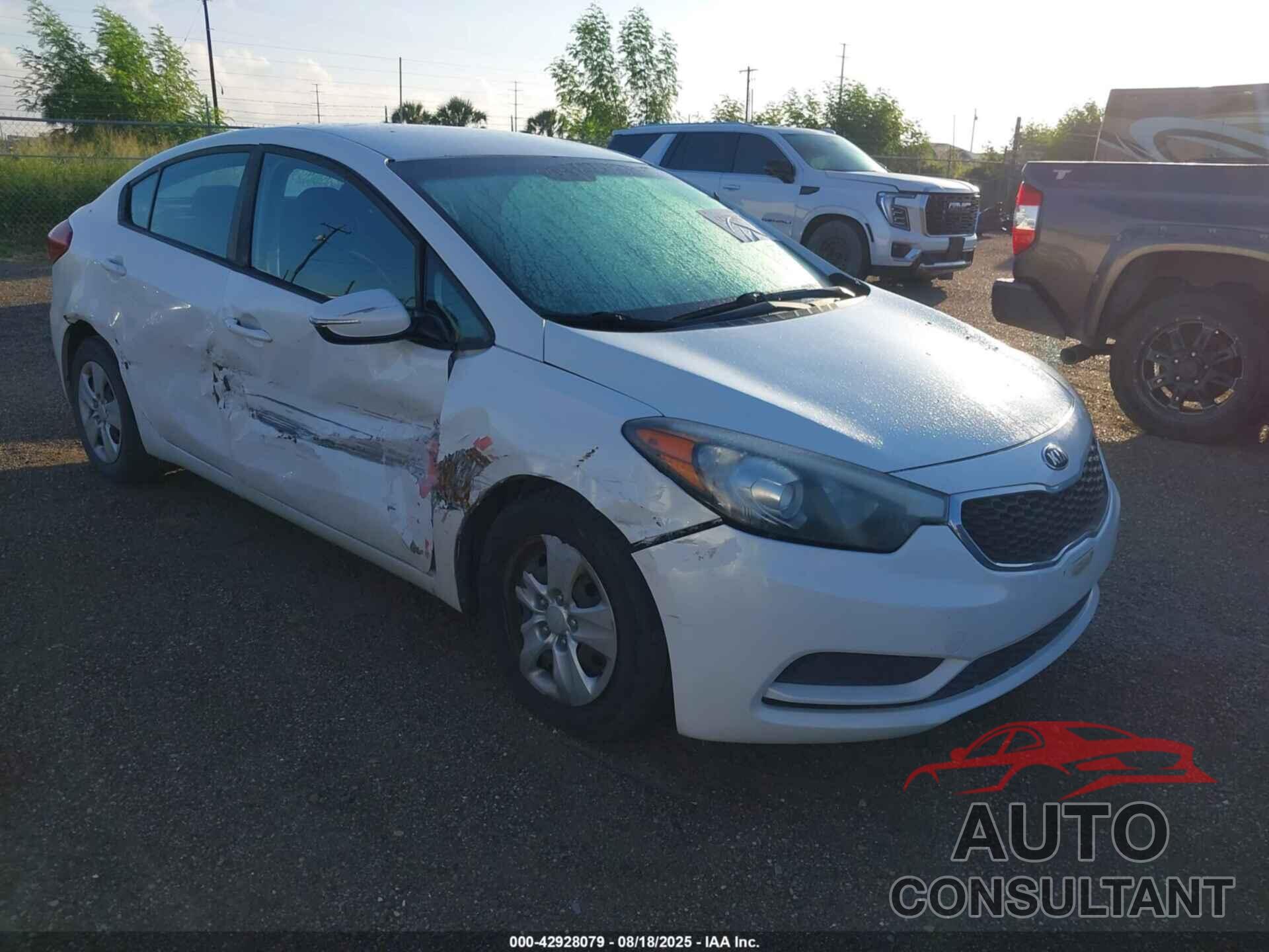 KIA FORTE 2016 - KNAFX4A61G5592745
