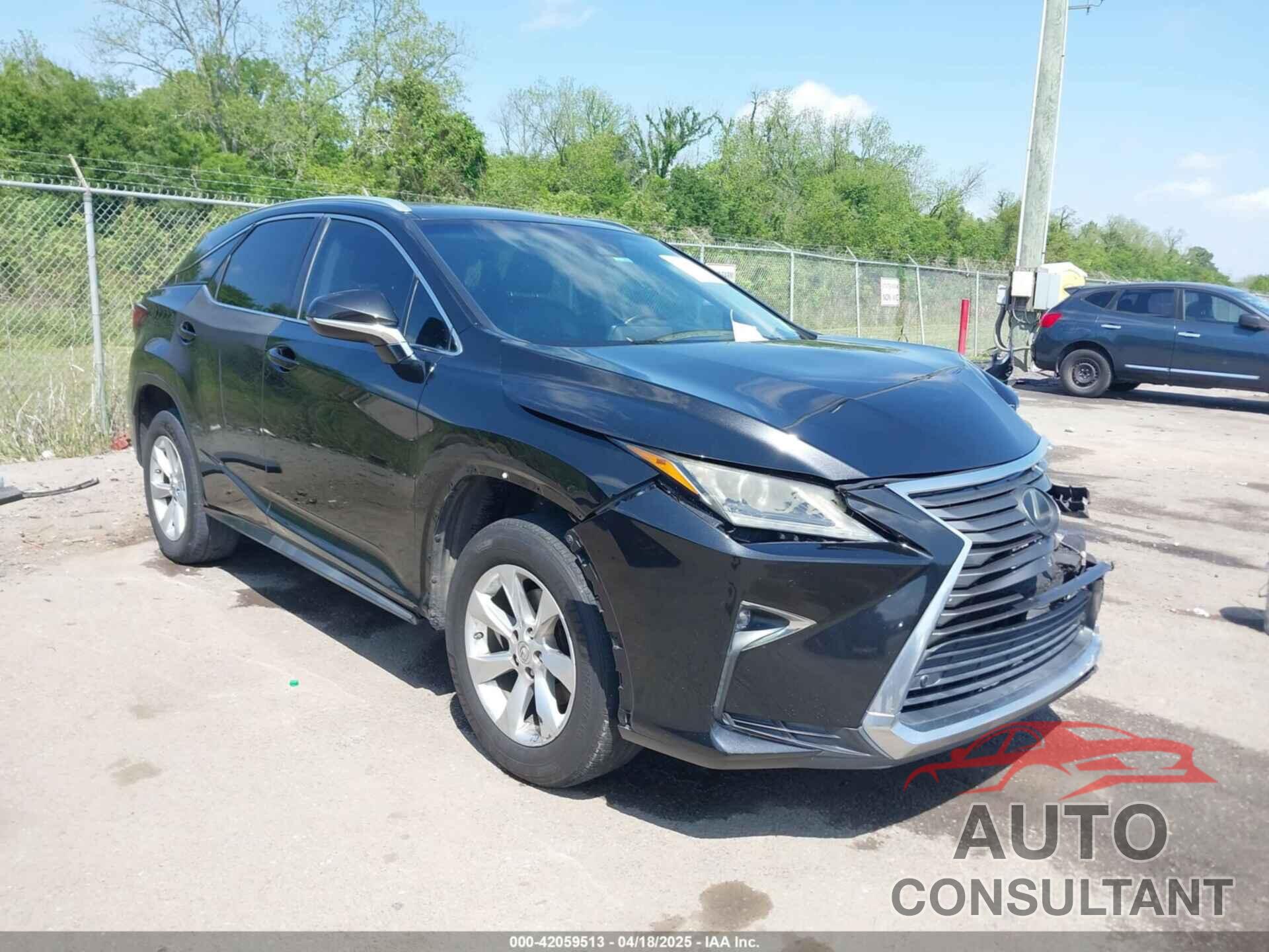 LEXUS RX 350 2017 - 2T2ZZMCA5HC043660
