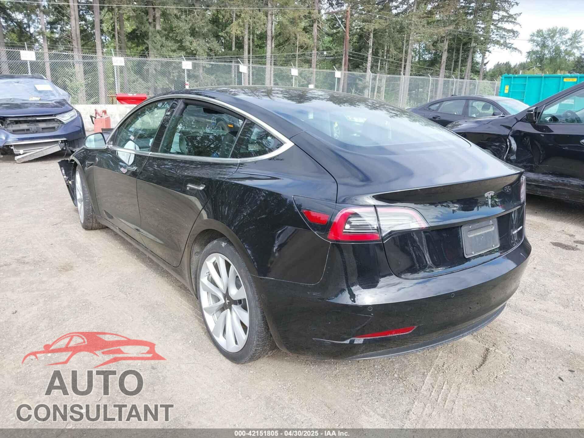 TESLA MODEL 3 2019 - 5YJ3E1EB7KF191872