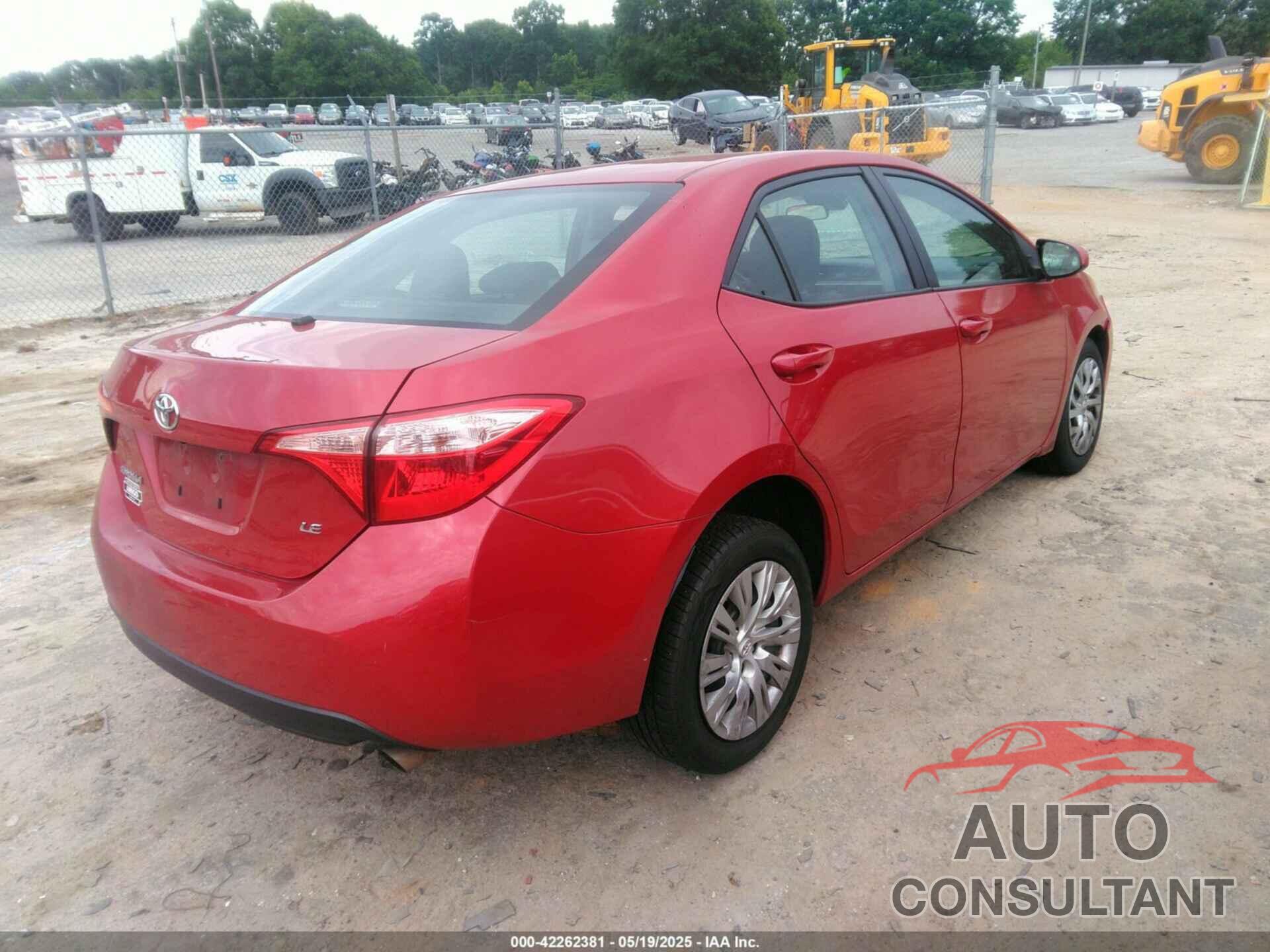 TOYOTA COROLLA 2019 - 2T1BURHE0KC212830