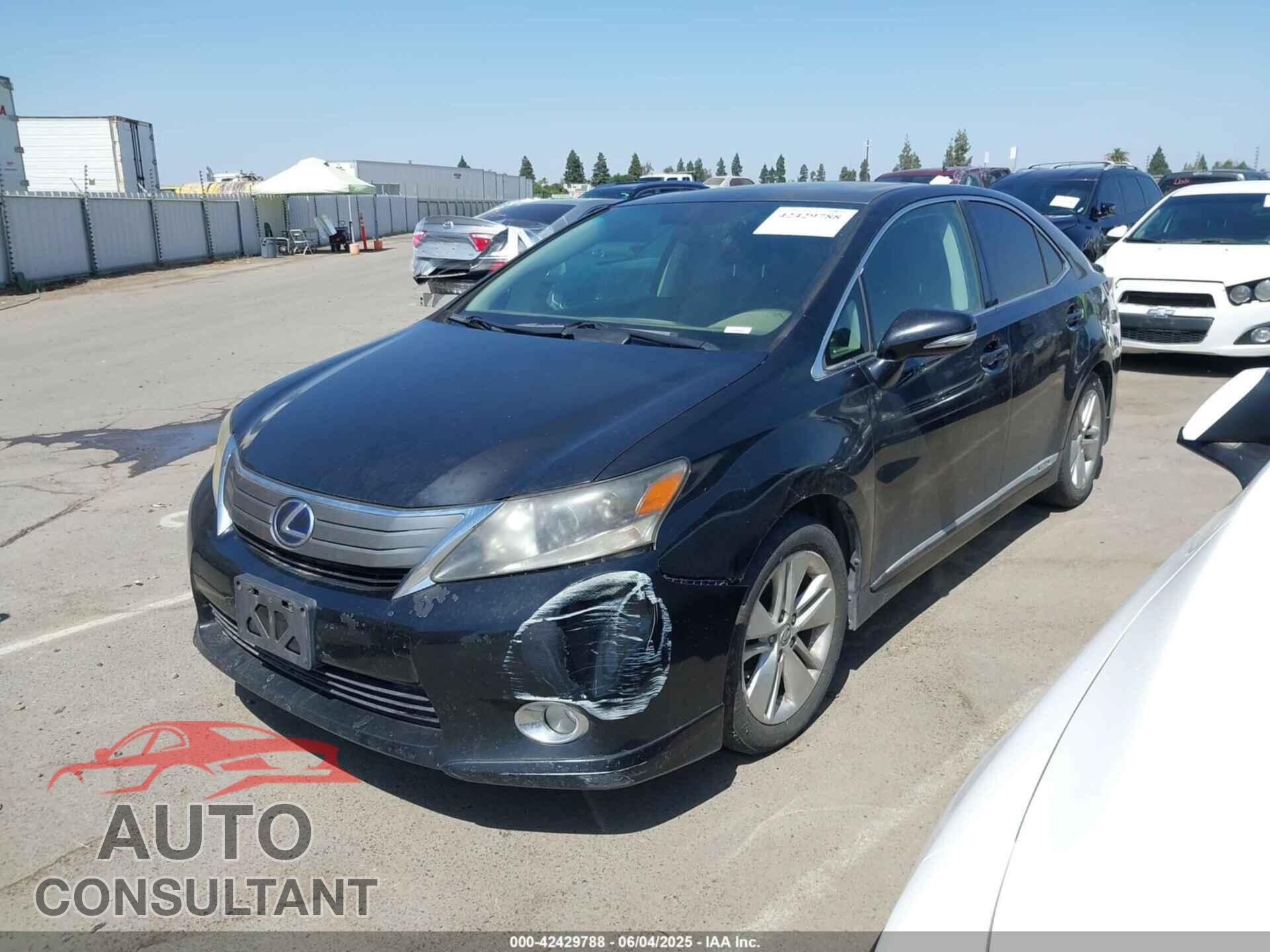 LEXUS HS 250H 2010 - JTHBB1BA3A2009245