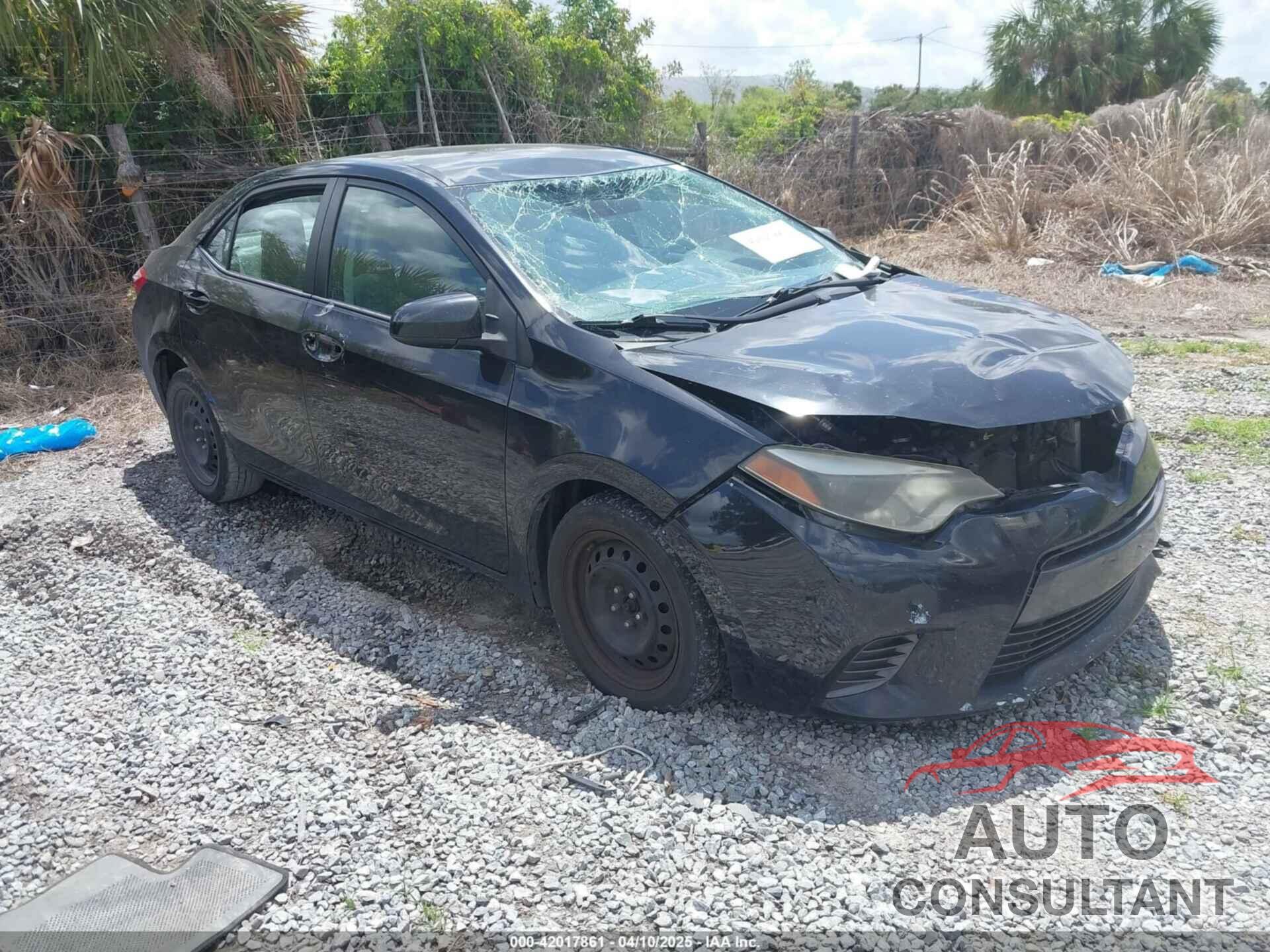 TOYOTA COROLLA 2015 - 5YFBURHE1FP315776