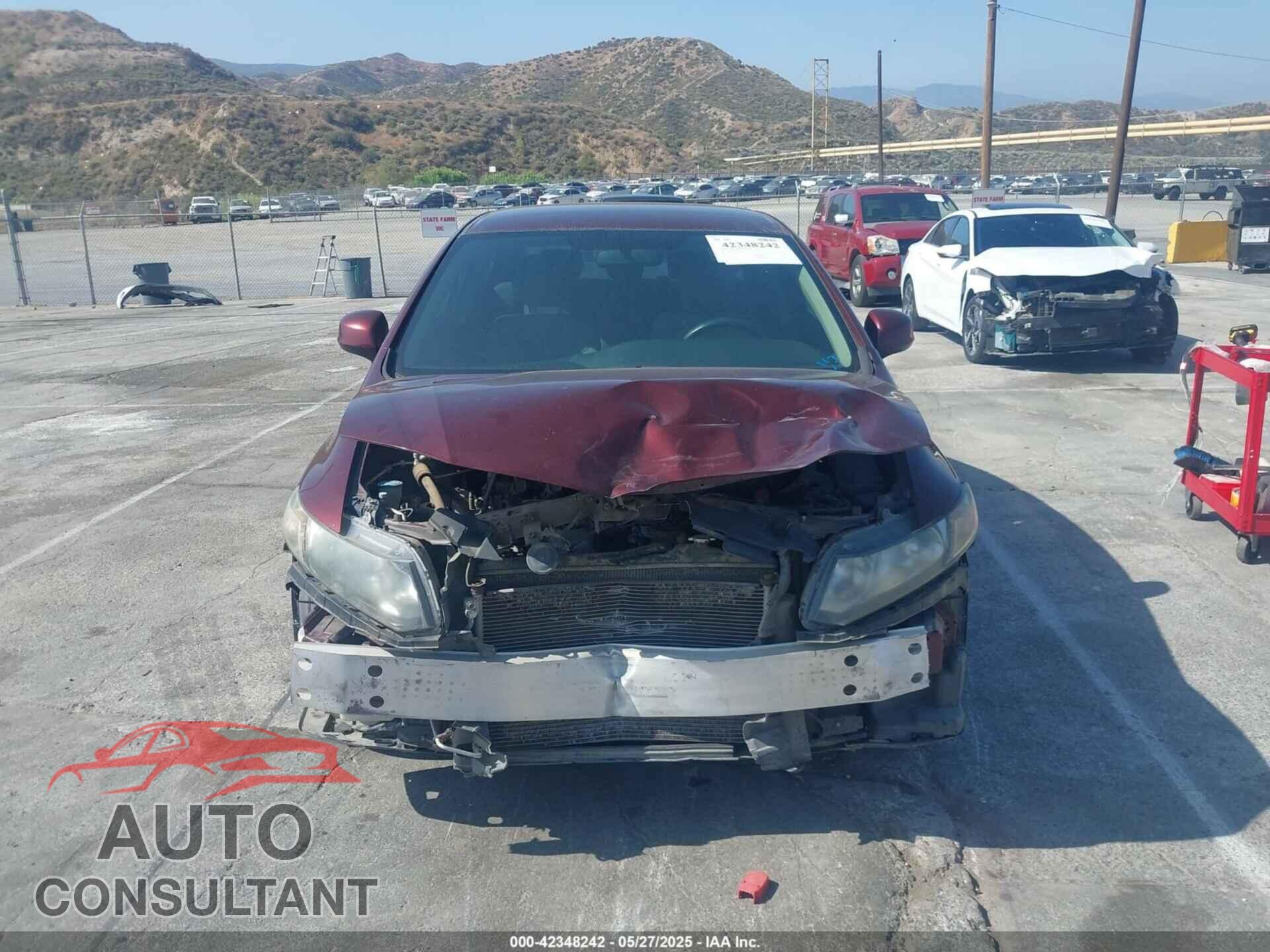 HONDA CIVIC 2013 - 19XFB2F52DE257158