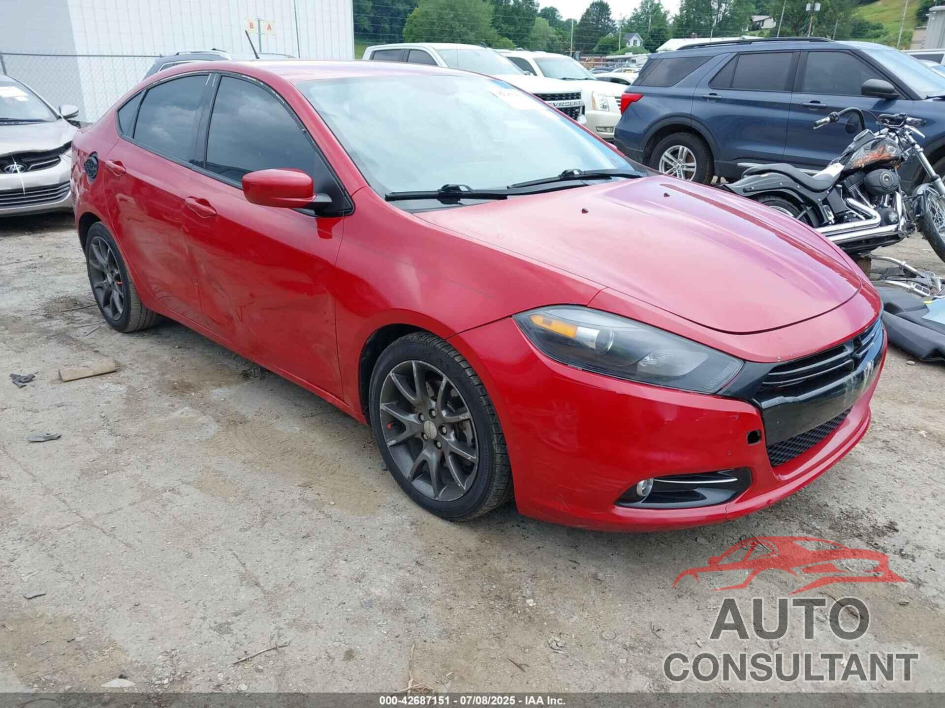 DODGE DART 2013 - 1C3CDFBA1DD295235