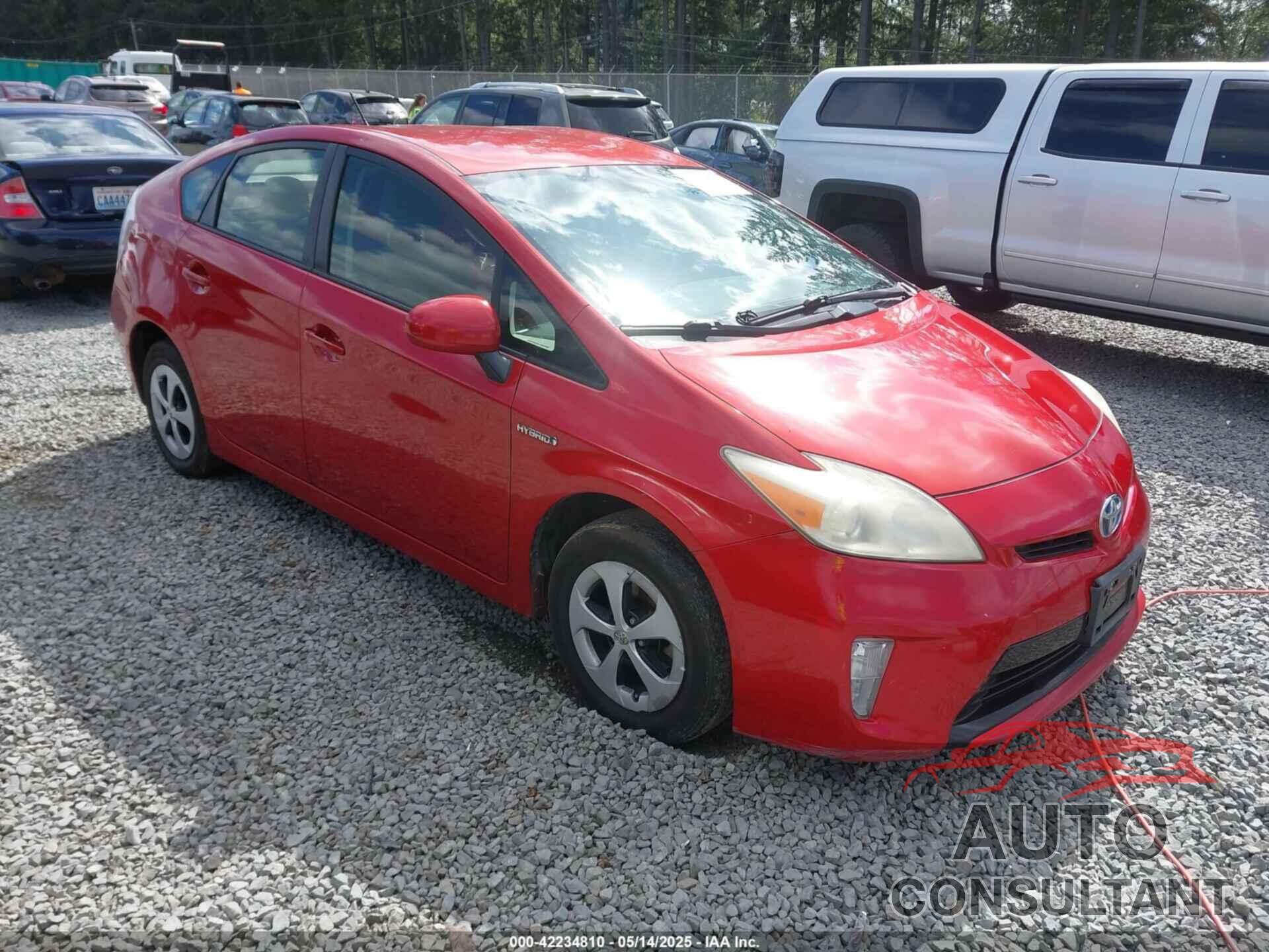 TOYOTA PRIUS 2012 - JTDKN3DU5C1524221