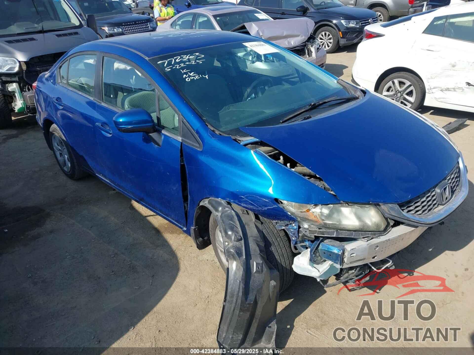 HONDA CIVIC 2014 - 19XFB2F53EE226115