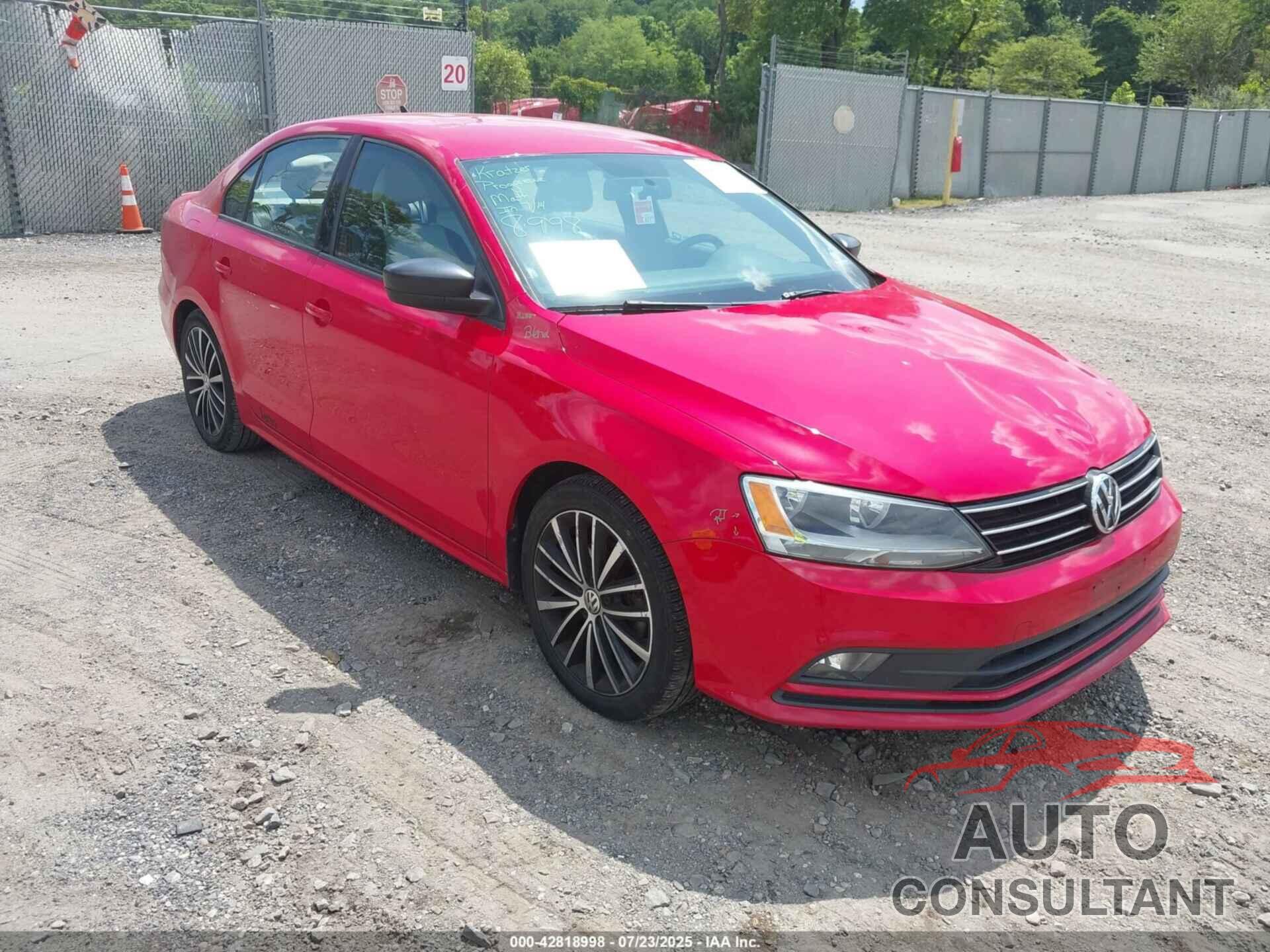 VOLKSWAGEN JETTA 2016 - 3VWD17AJ1GM369369