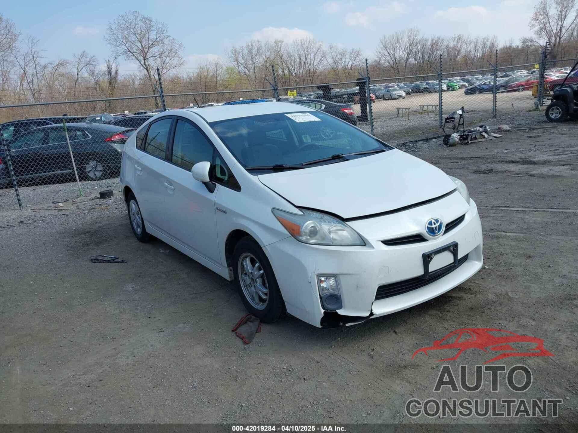 TOYOTA PRIUS 2011 - JTDKN3DU3B0289225