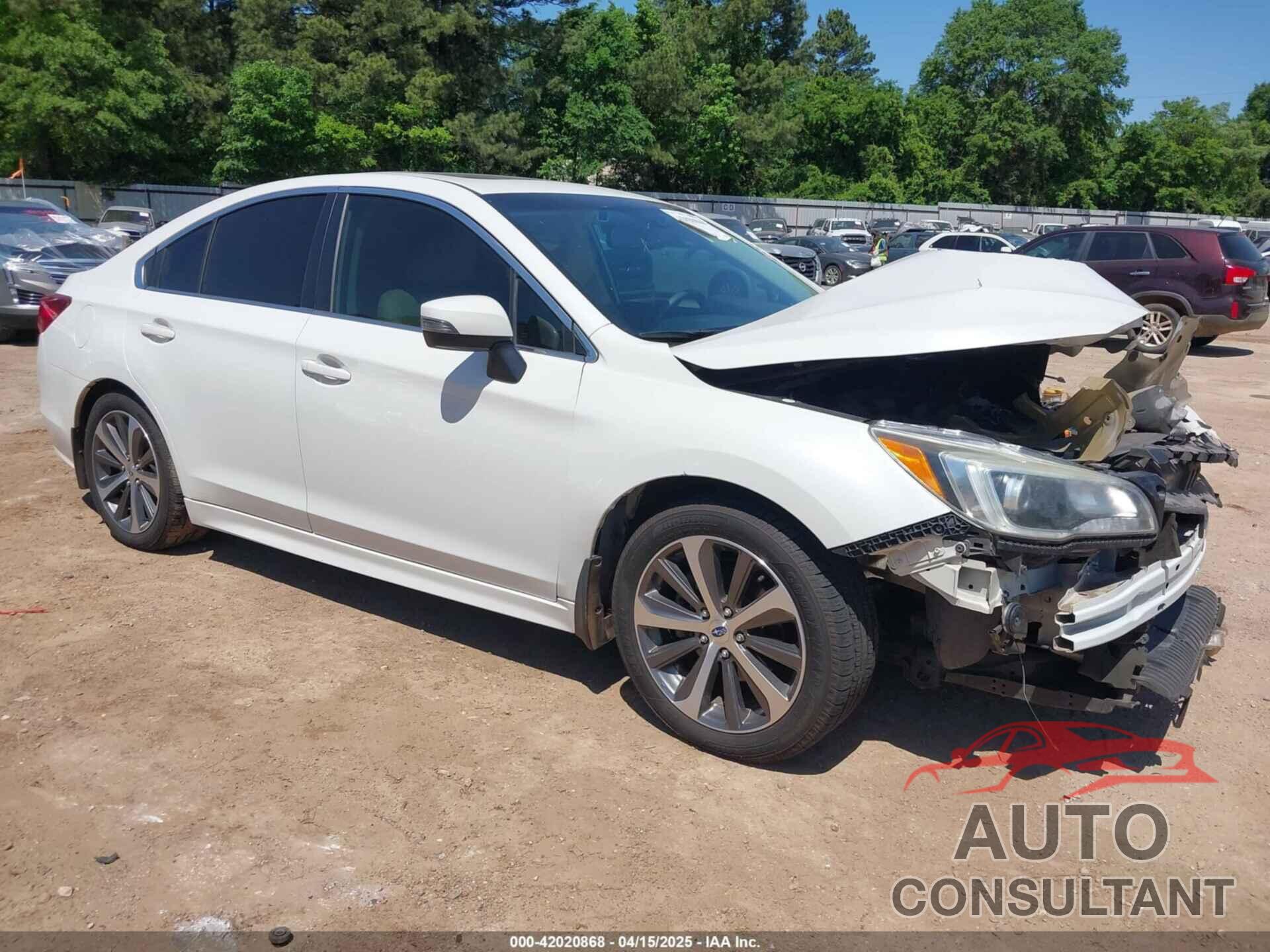 SUBARU LEGACY 2016 - 4S3BNBN60G3046293