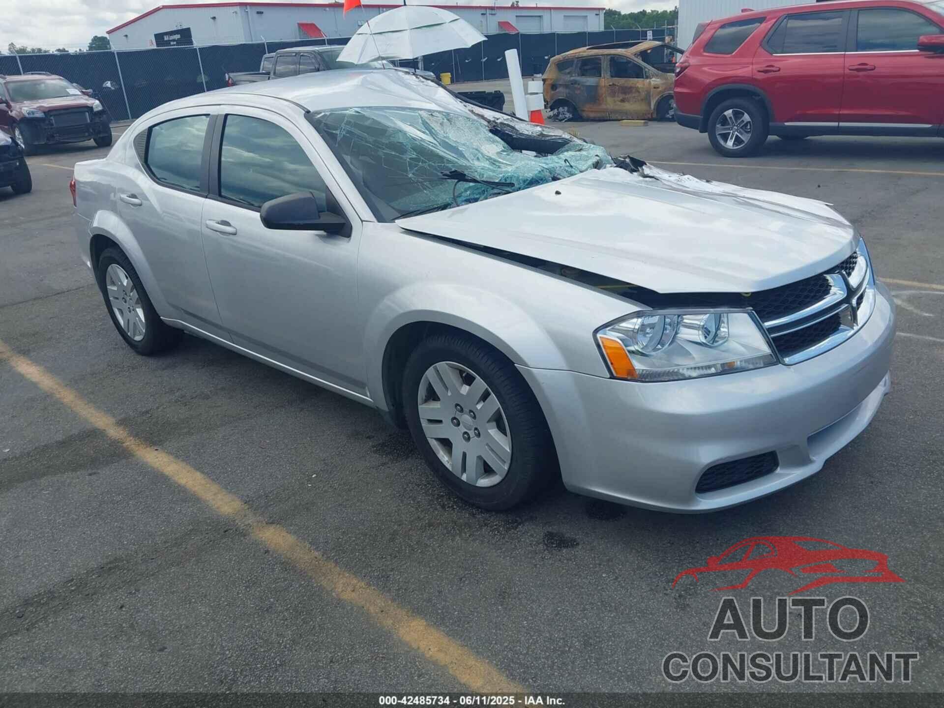 DODGE AVENGER 2012 - 1C3CDZAB9CN233005