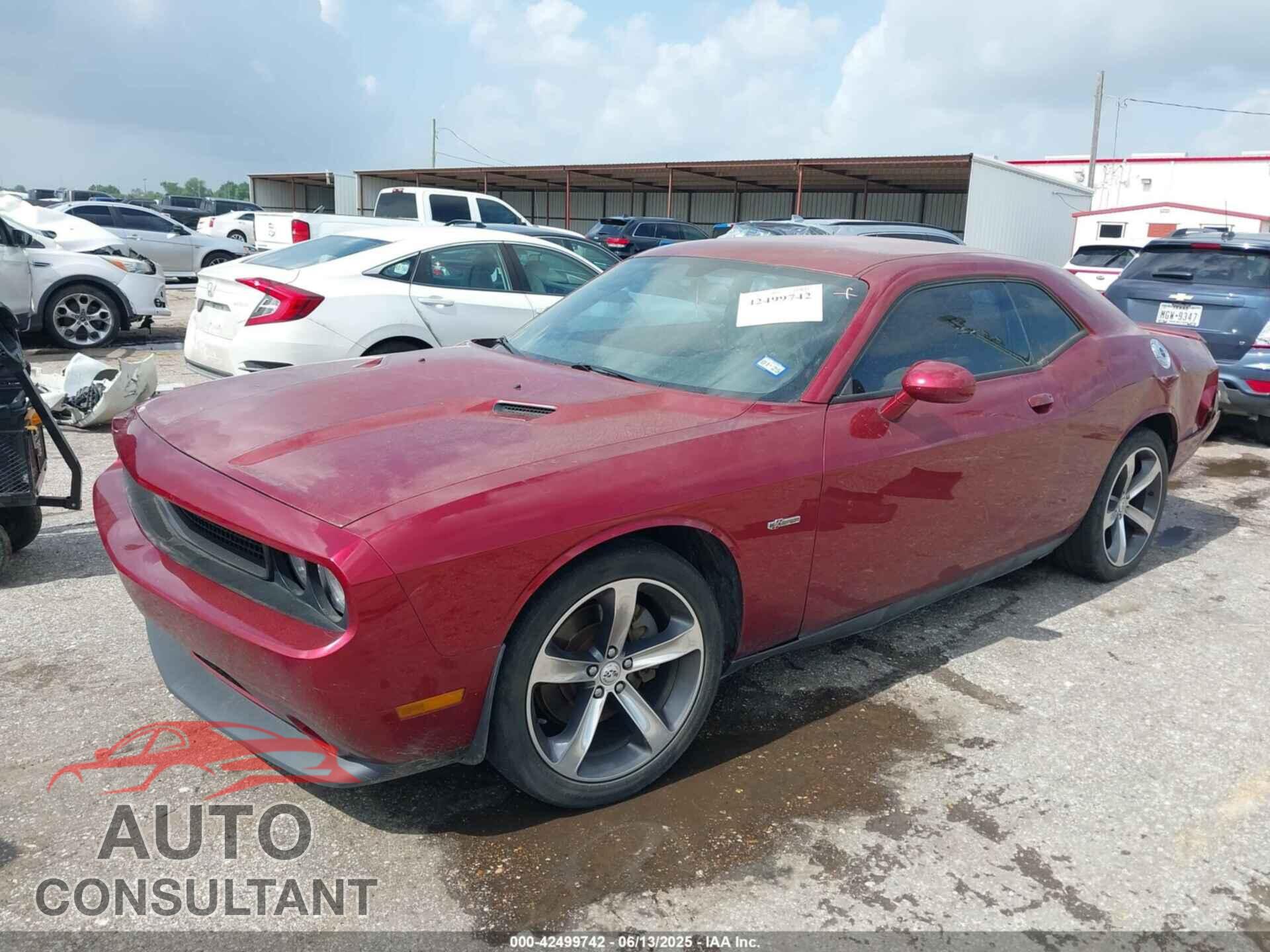 DODGE CHALLENGER 2014 - 2C3CDYAG5EH218633
