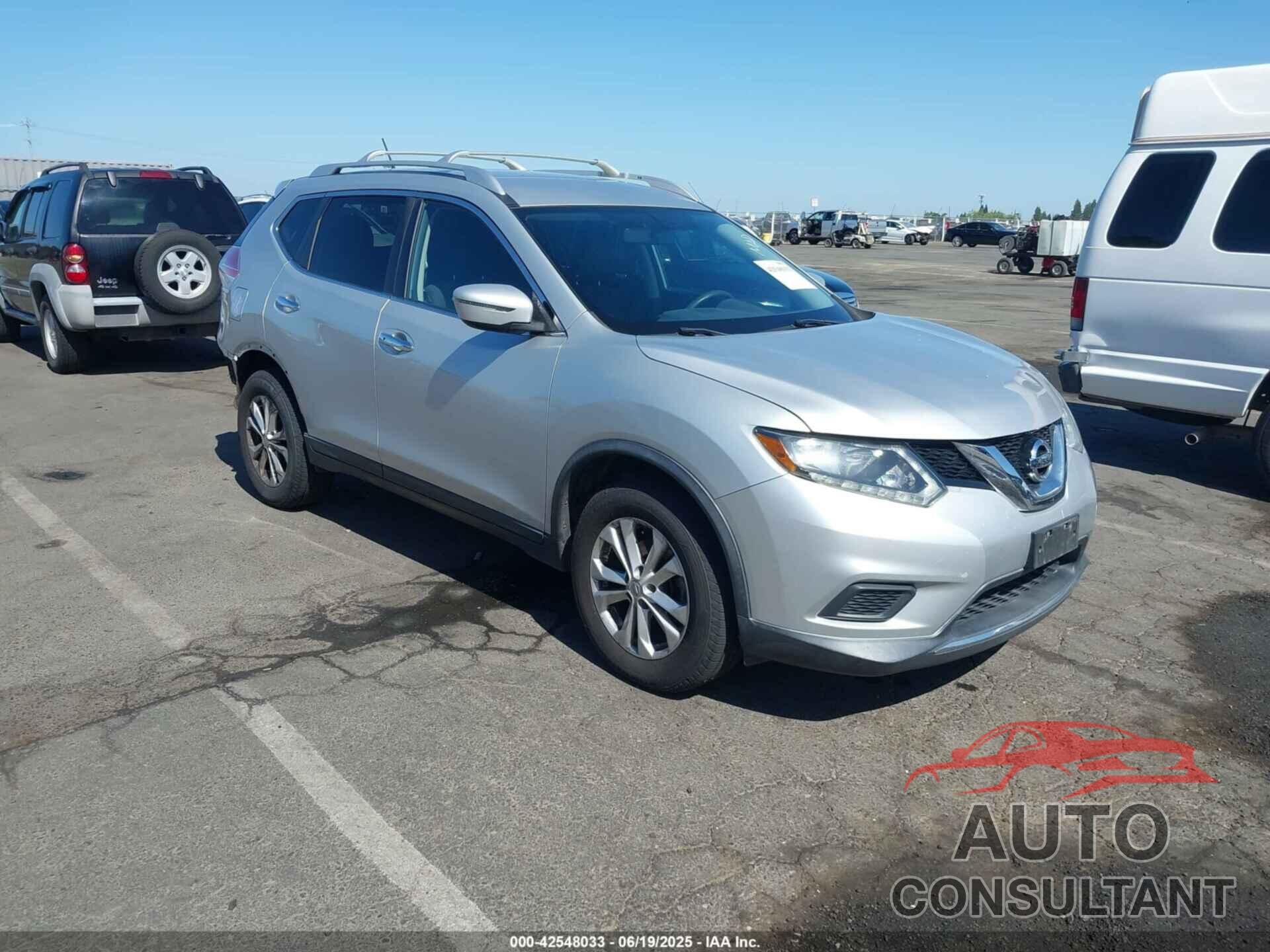 NISSAN ROGUE 2016 - KNMAT2MV3GP706751