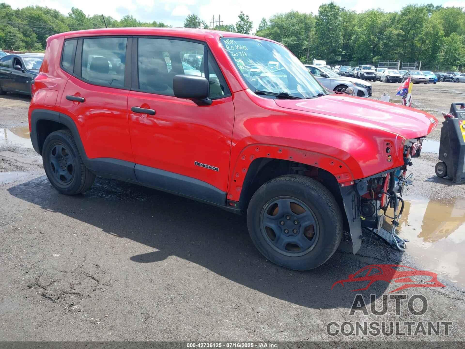 JEEP RENEGADE 2015 - ZACCJBAT3FPC13655
