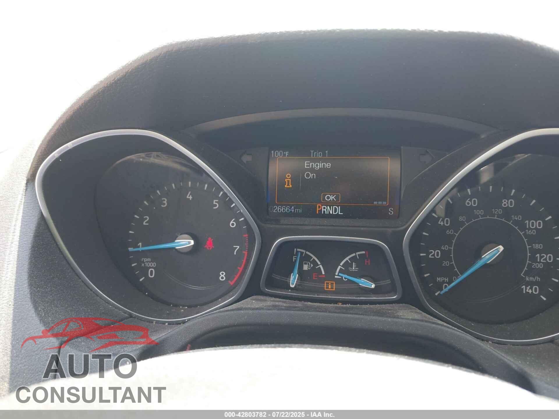 FORD FOCUS 2017 - 1FADP3F2XHL242818