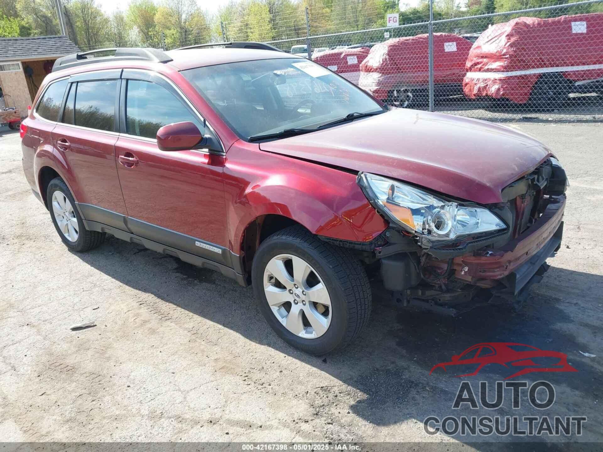 SUBARU OUTBACK 2012 - 4S4BRBJC6C3283523