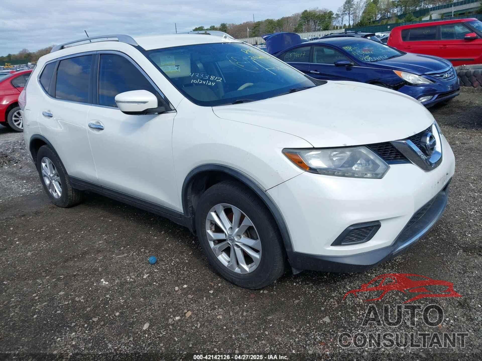 NISSAN ROGUE 2015 - KNMAT2MV5FP522667