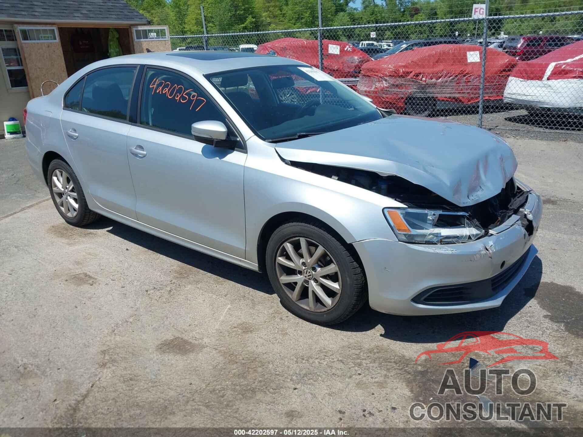 VOLKSWAGEN JETTA 2012 - 3VWDP7AJ8CM465069