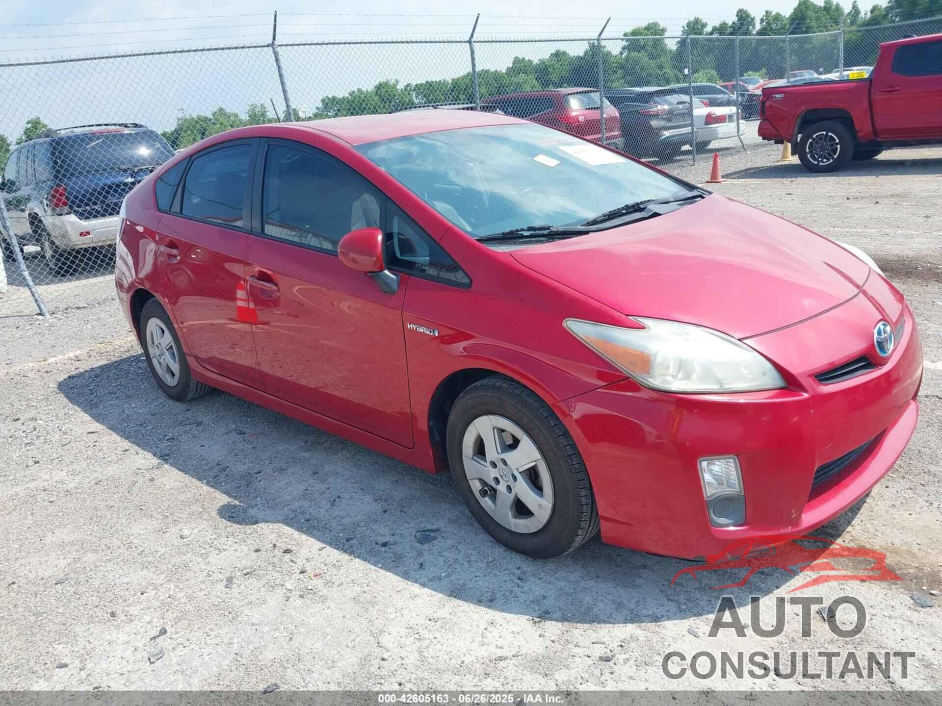 TOYOTA PRIUS 2010 - JTDKN3DU5A0165942